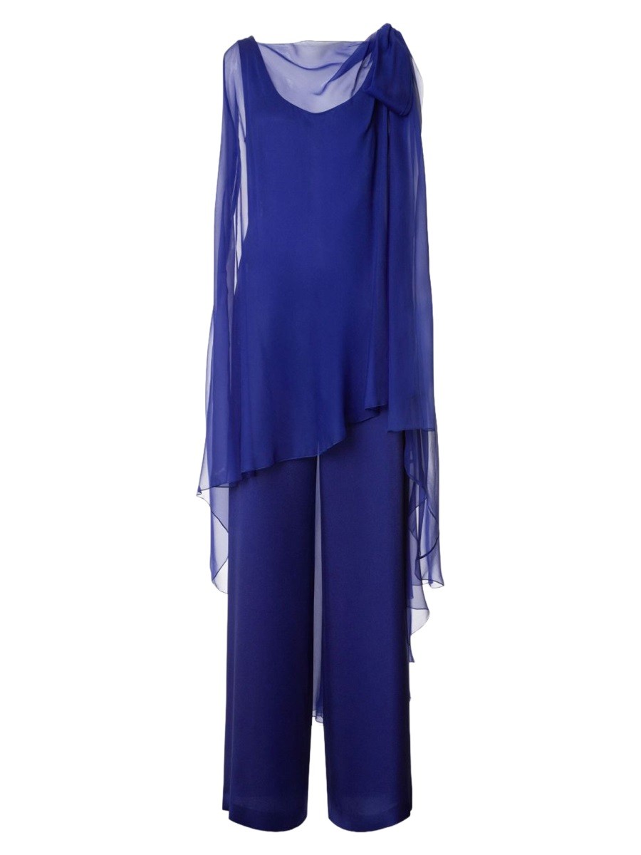 JUMPSUIT IN MISTO SETA