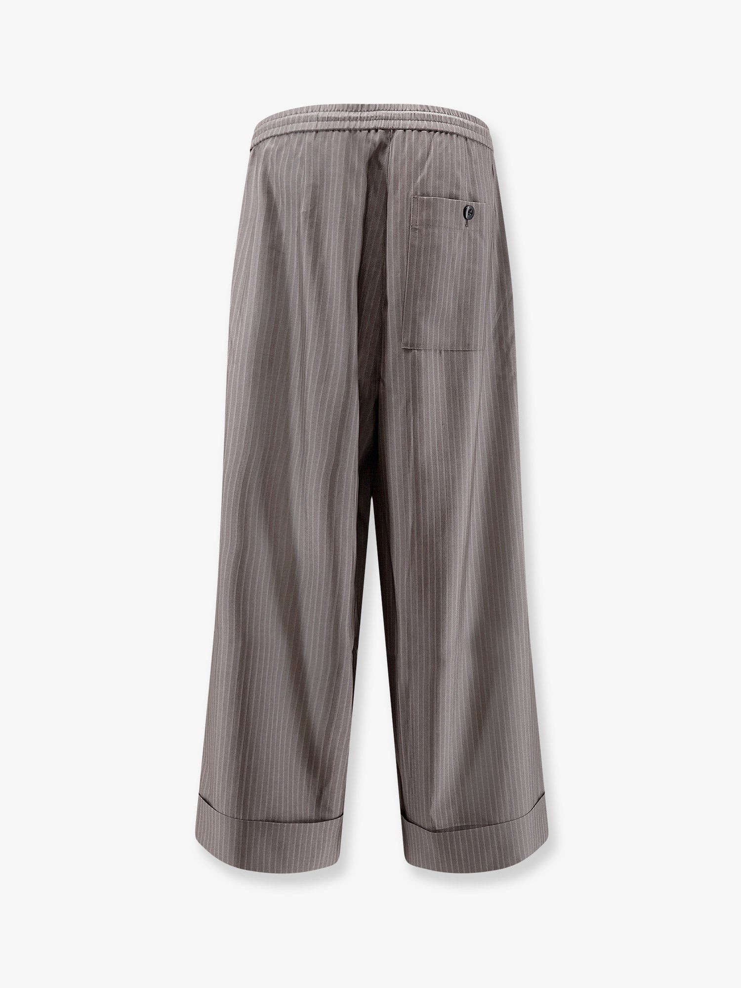 Silk, polyester and wool blend trousers - Image 2