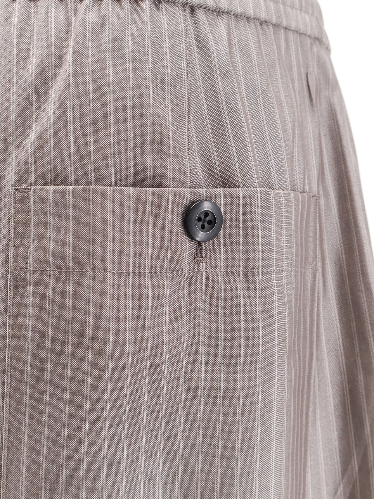 Silk, polyester and wool blend trousers - Image 3