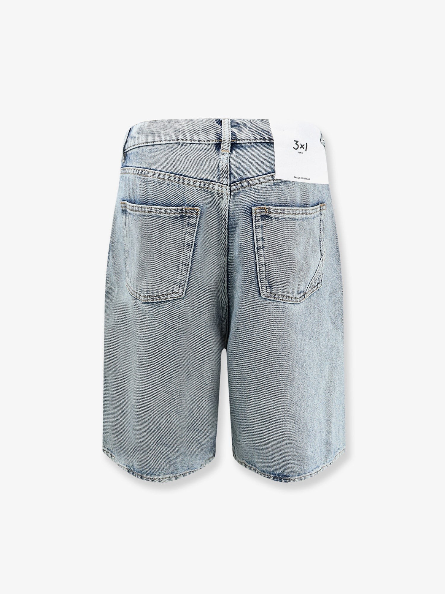Skater blue denim bermuda shorts - Image 2