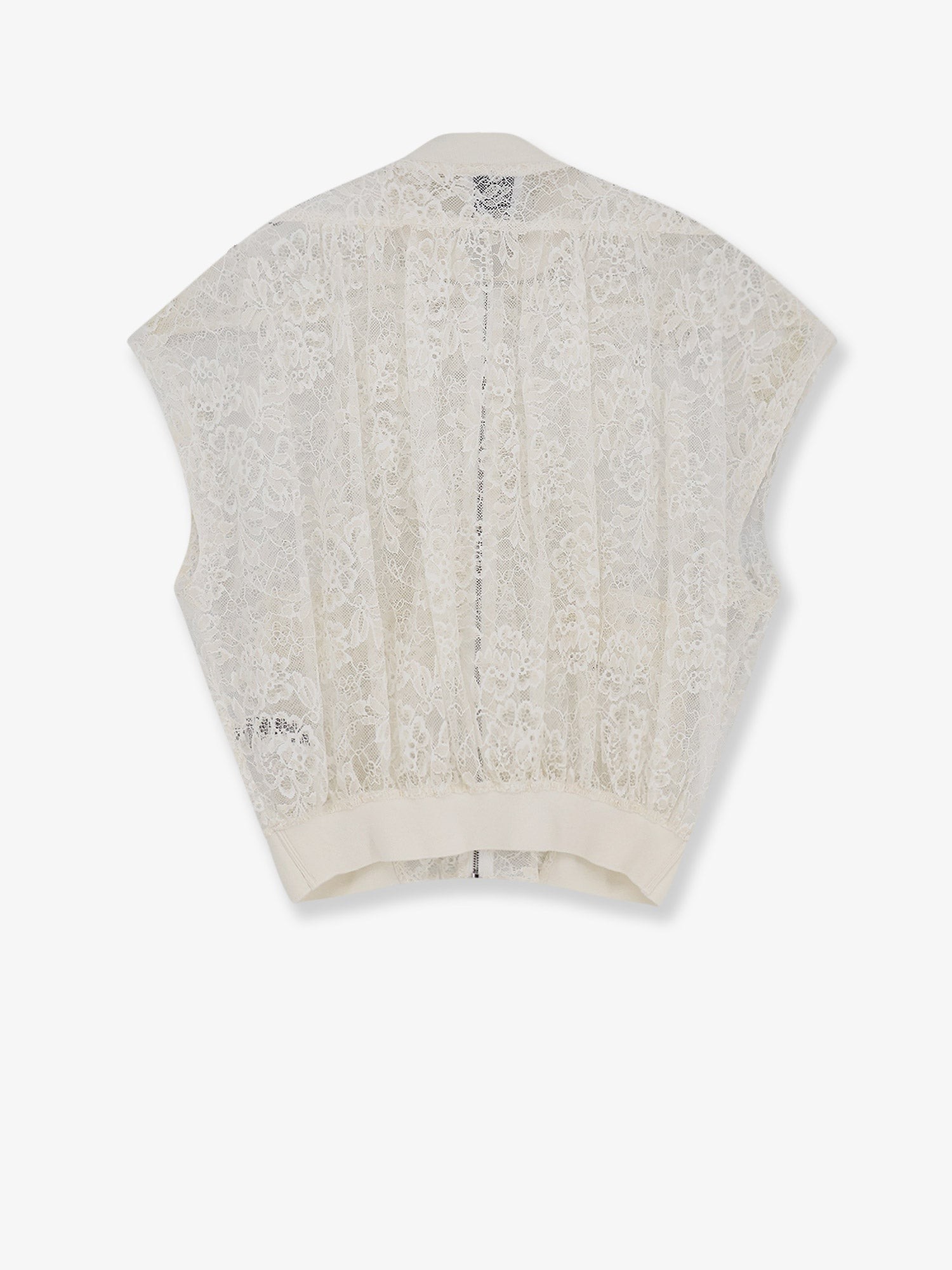 Sleeveless lace jacket - Image 2