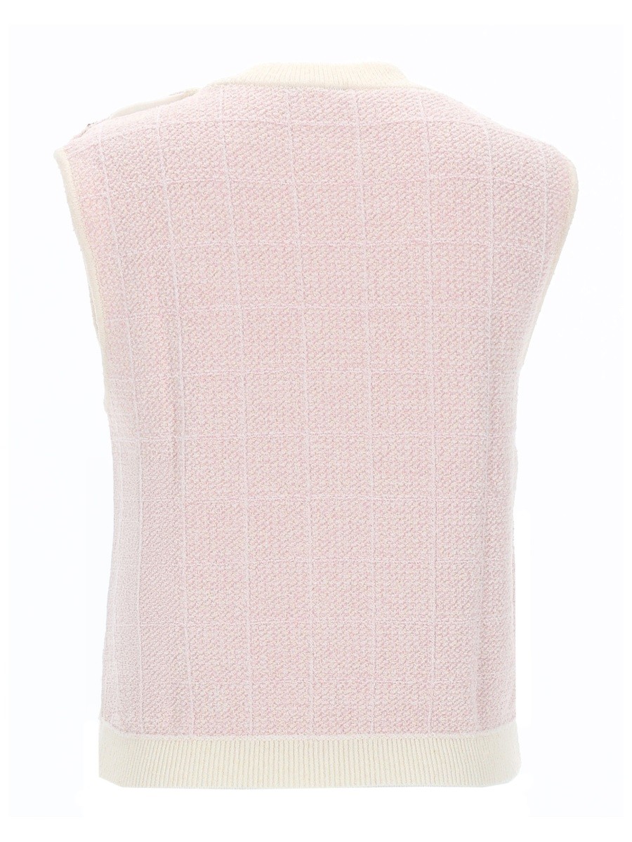 SLEEVELESS TOP WITH JEWEL BUTTONS - Image 3