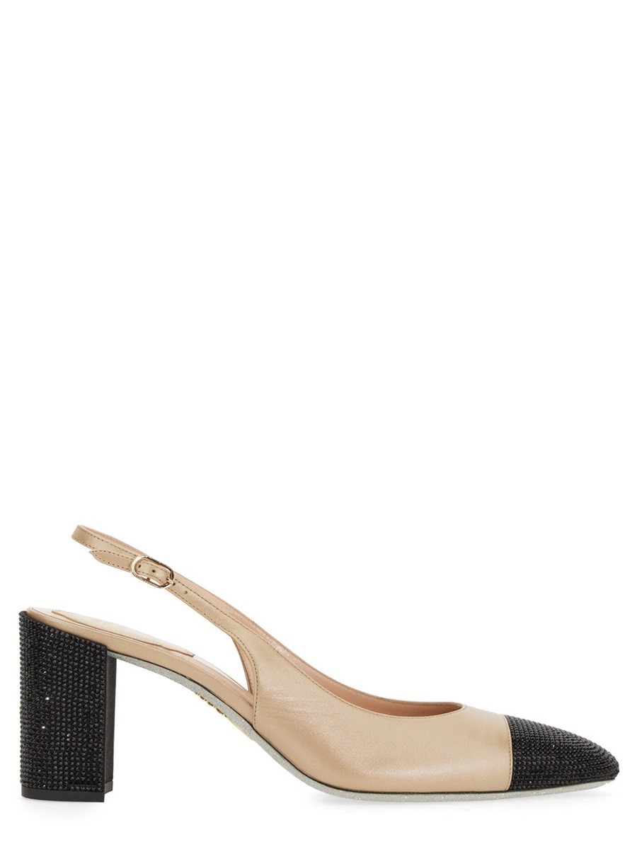 SLING BACK WITH RHINESTONES