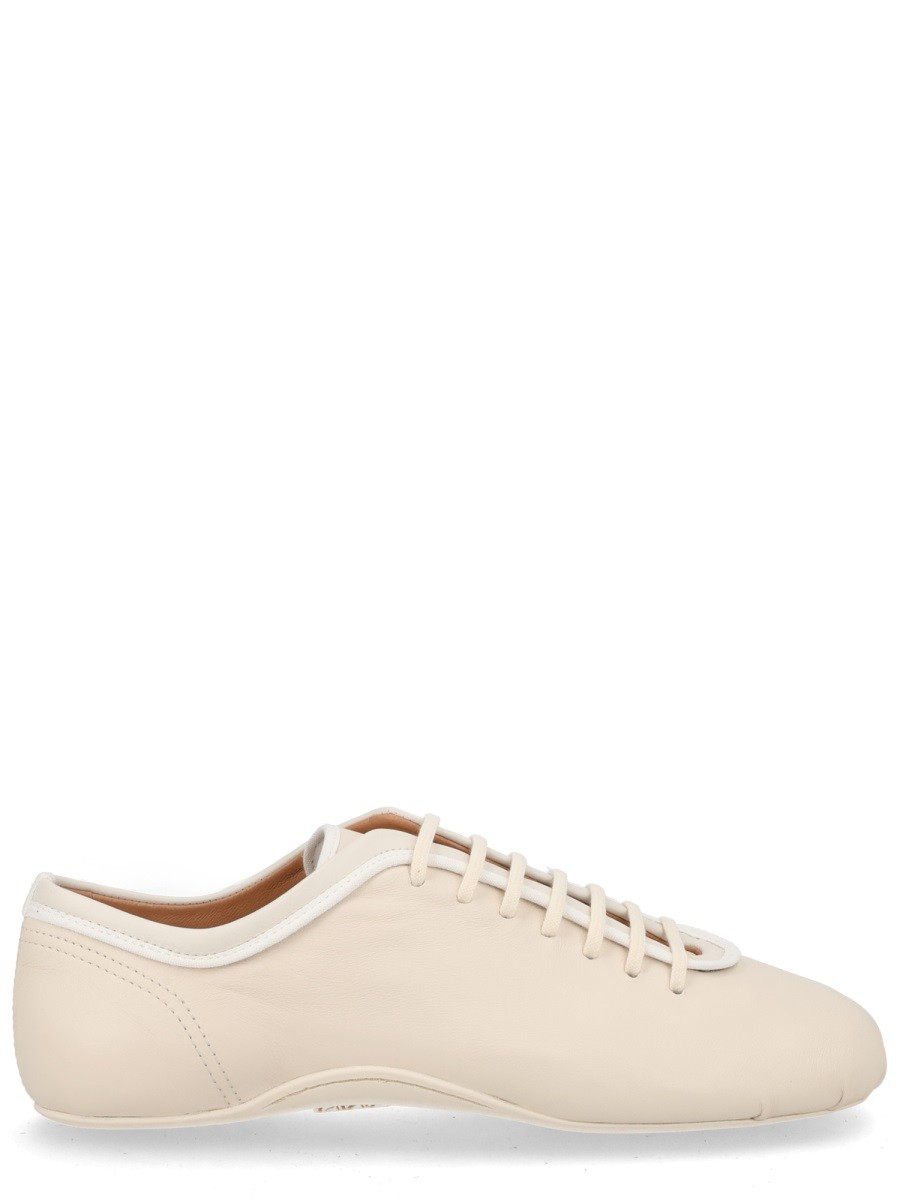 SNEAKER BALLERINA IN PELLE