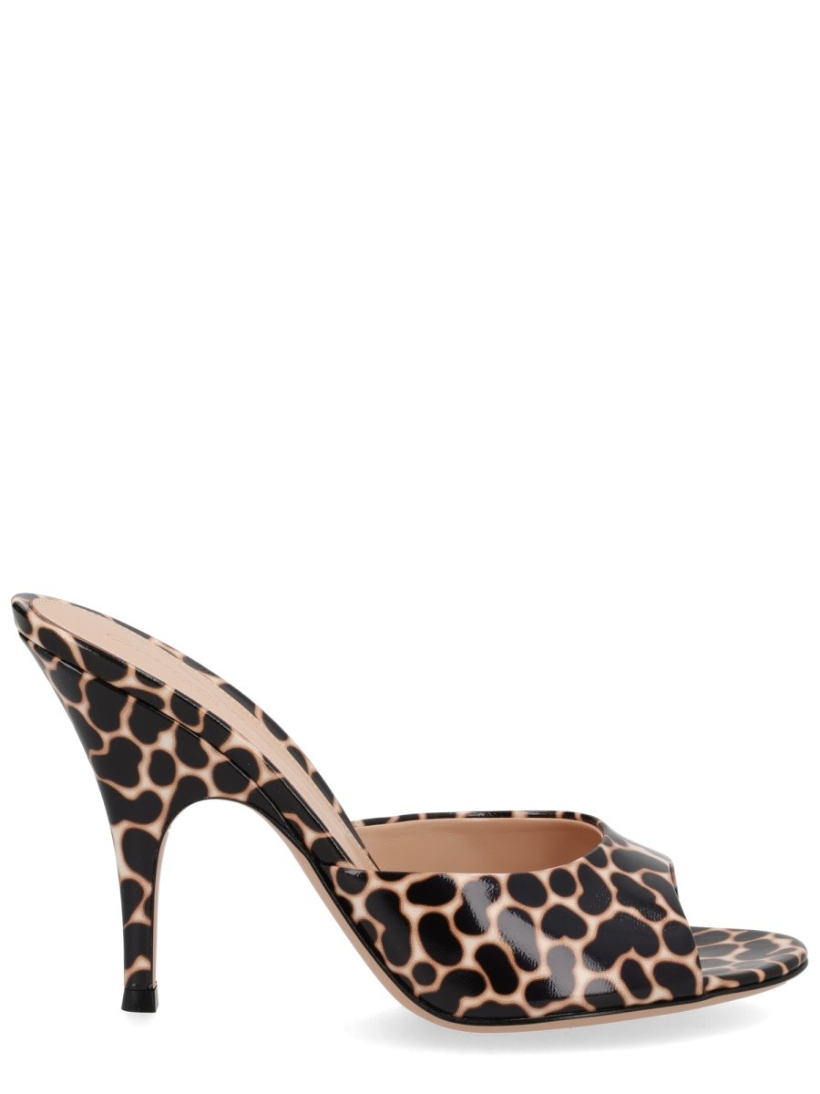 "SOFIA" MULE WITH HEEL