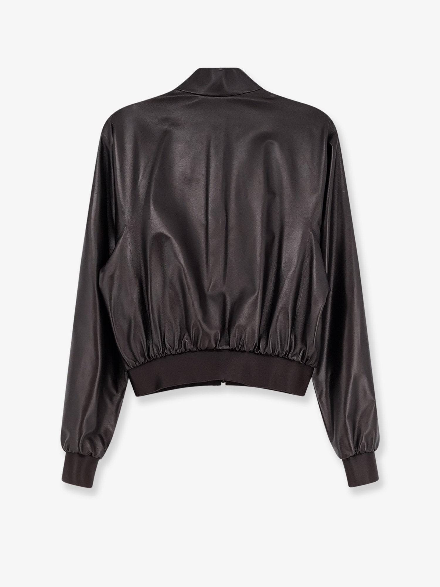Soft nappa leather bomber jacket - Image 2