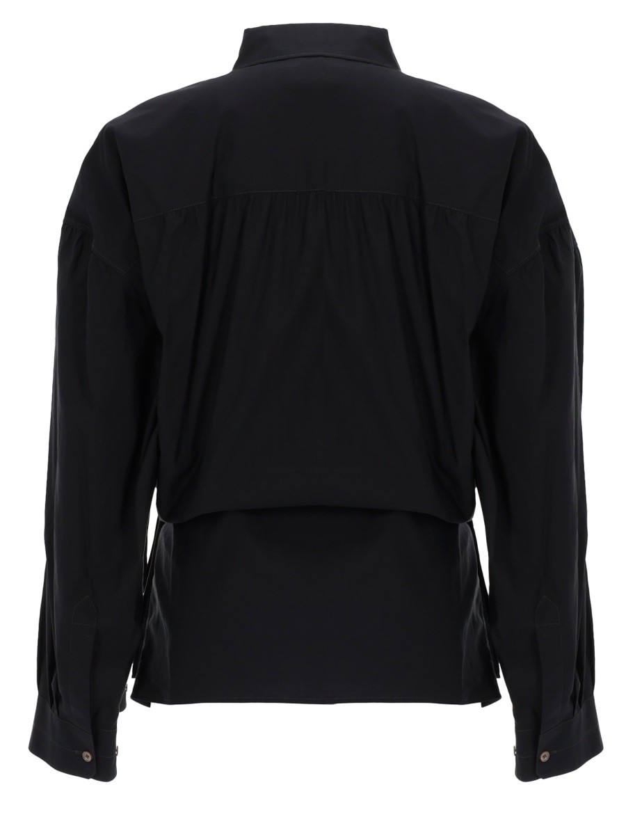 "STRAIGHT COLLAR TWISTED" SHIRT - Image 3
