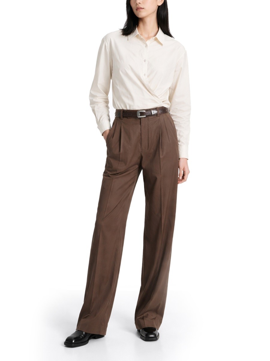 "STRAIGHT COLLAR TWISTED" SHIRT - Image 2