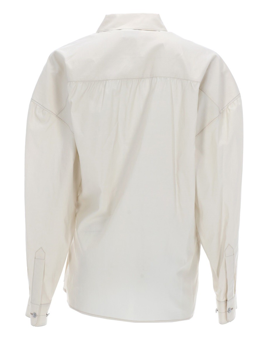 "STRAIGHT COLLAR TWISTED" SHIRT - Image 3