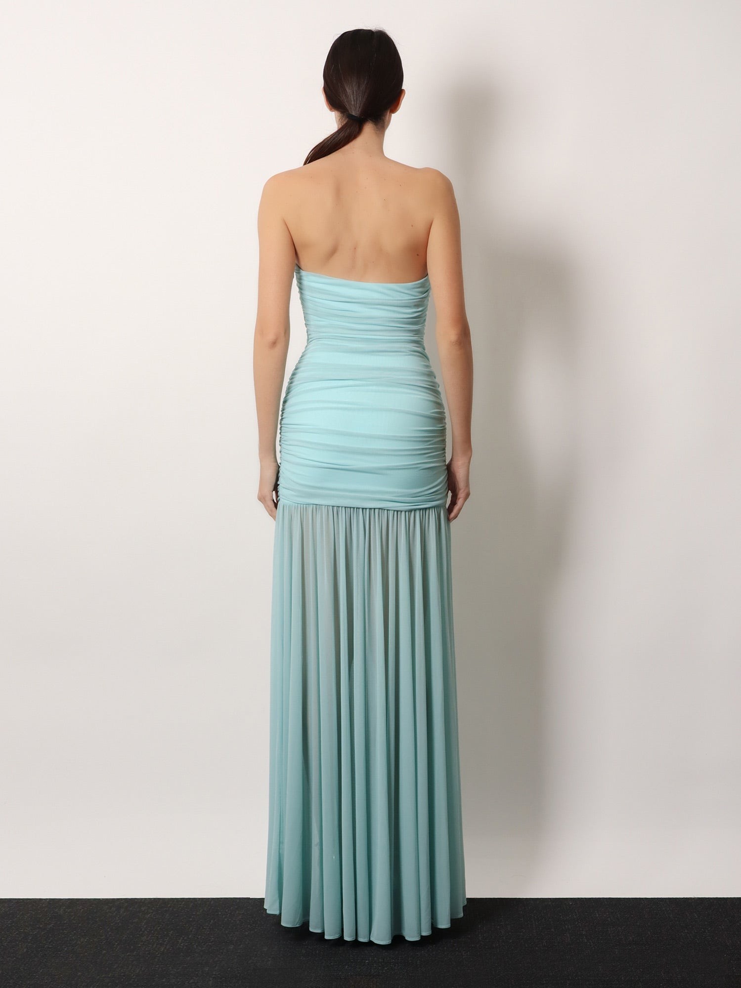 Stretch fabric Adele long dress - Image 3