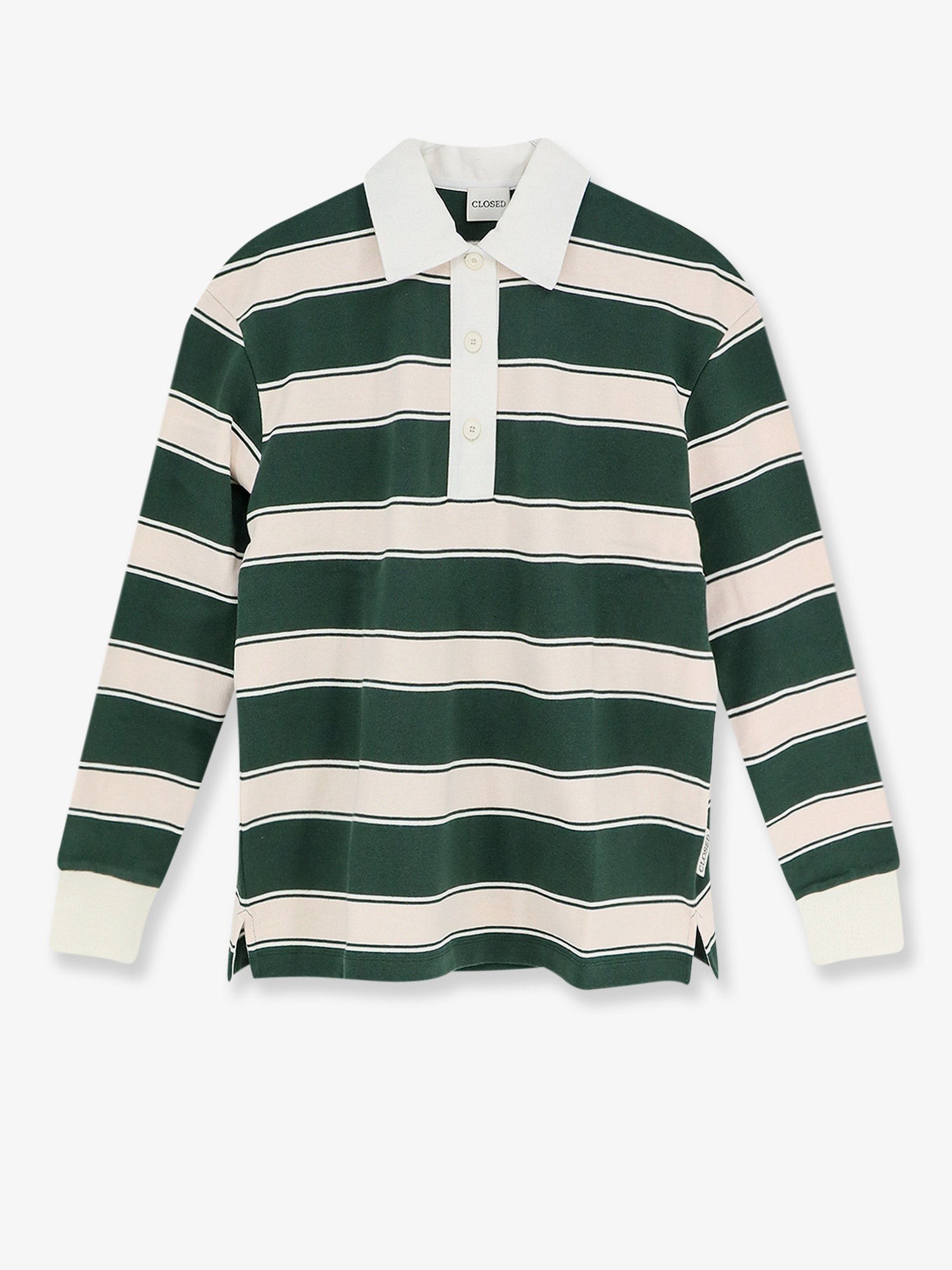 Striped Cotton Rugby Polo Shirt