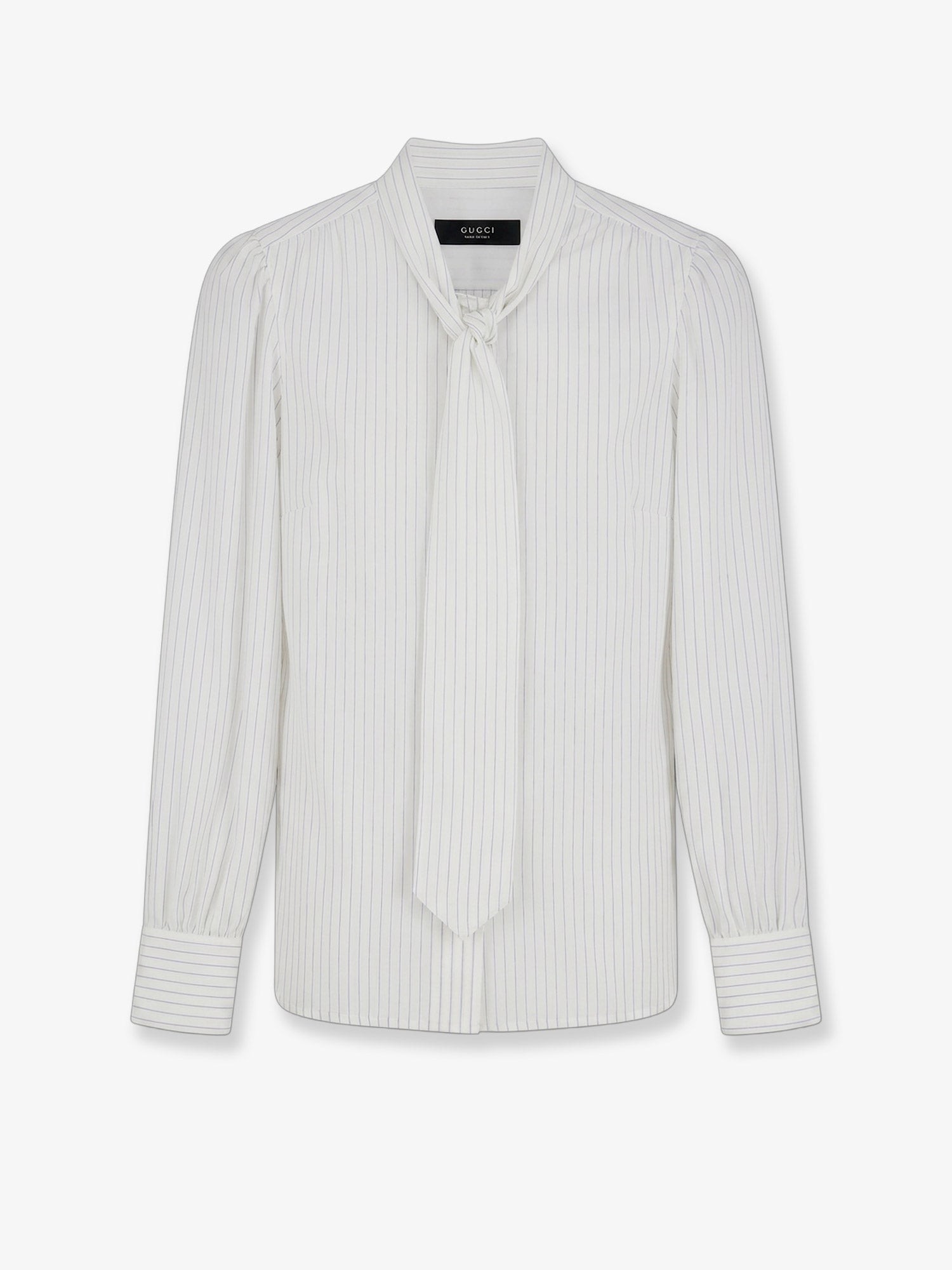 Striped silk shirt