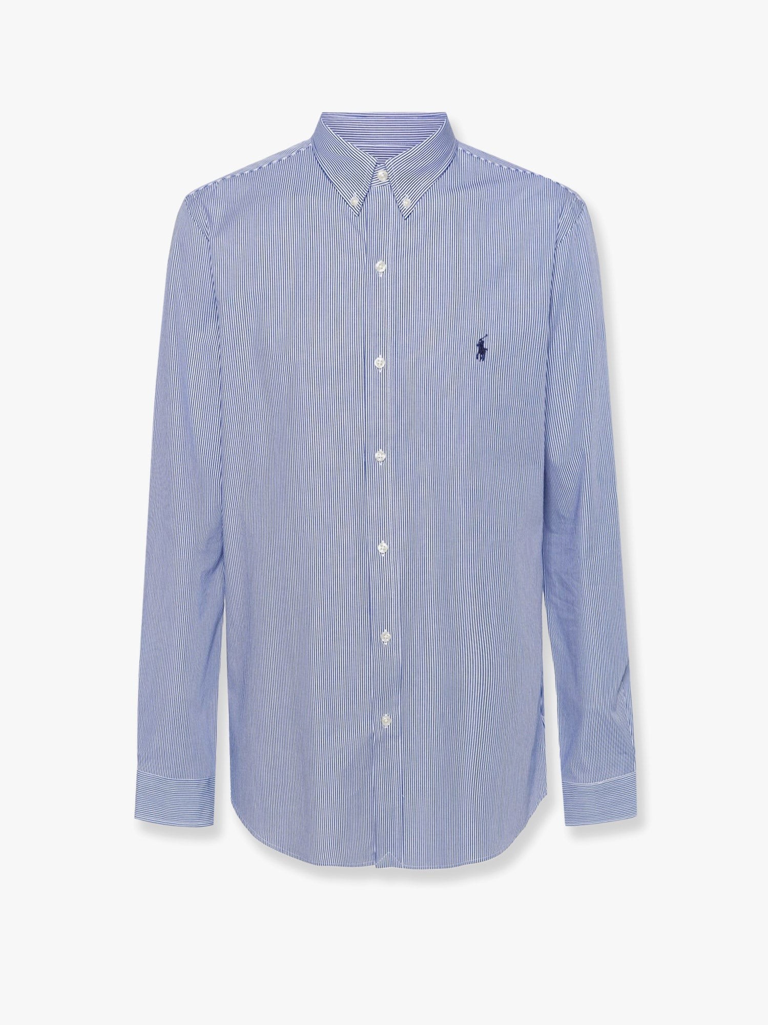 Striped stretch cotton shirt