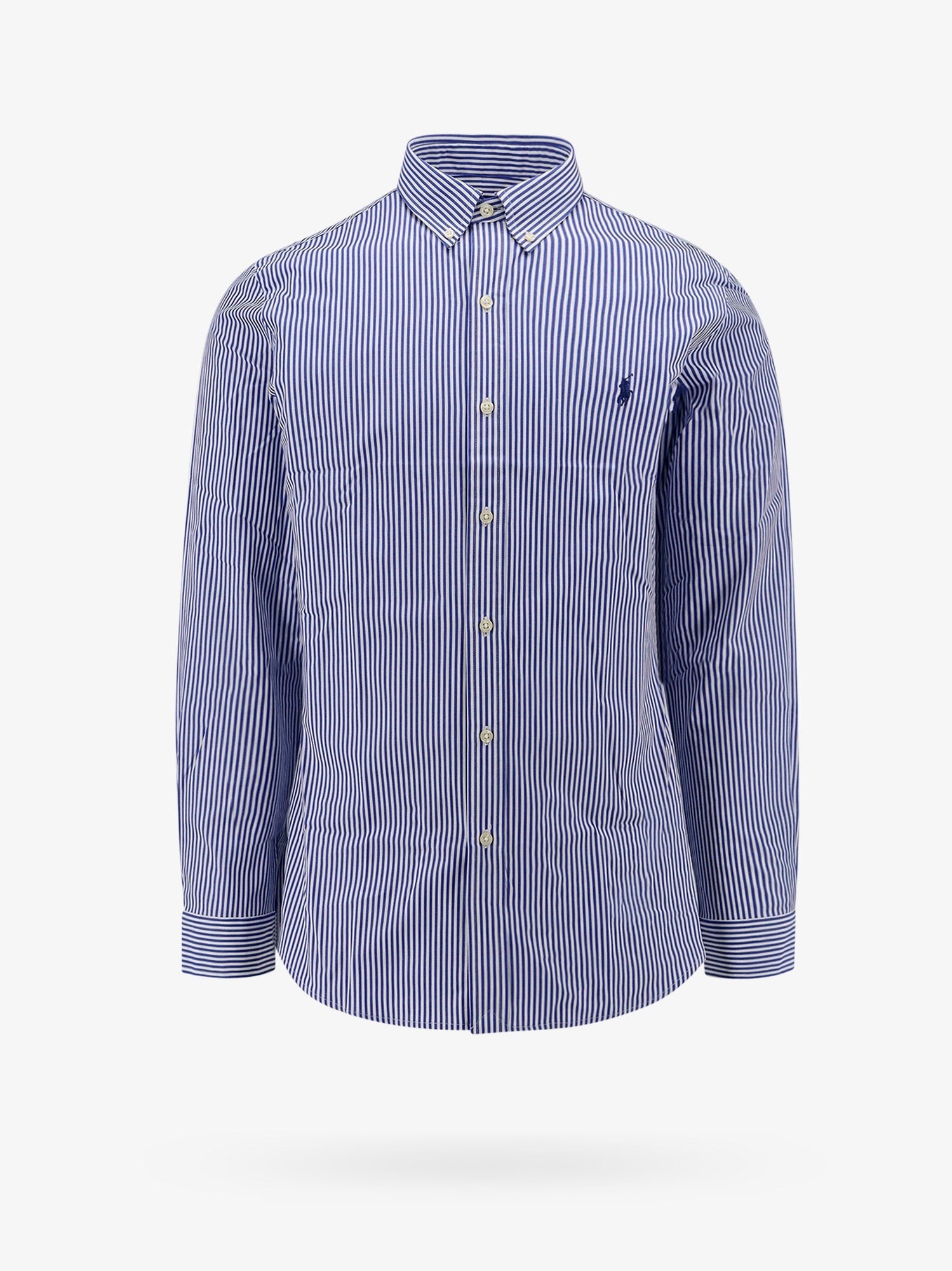 Striped stretch cotton shirt