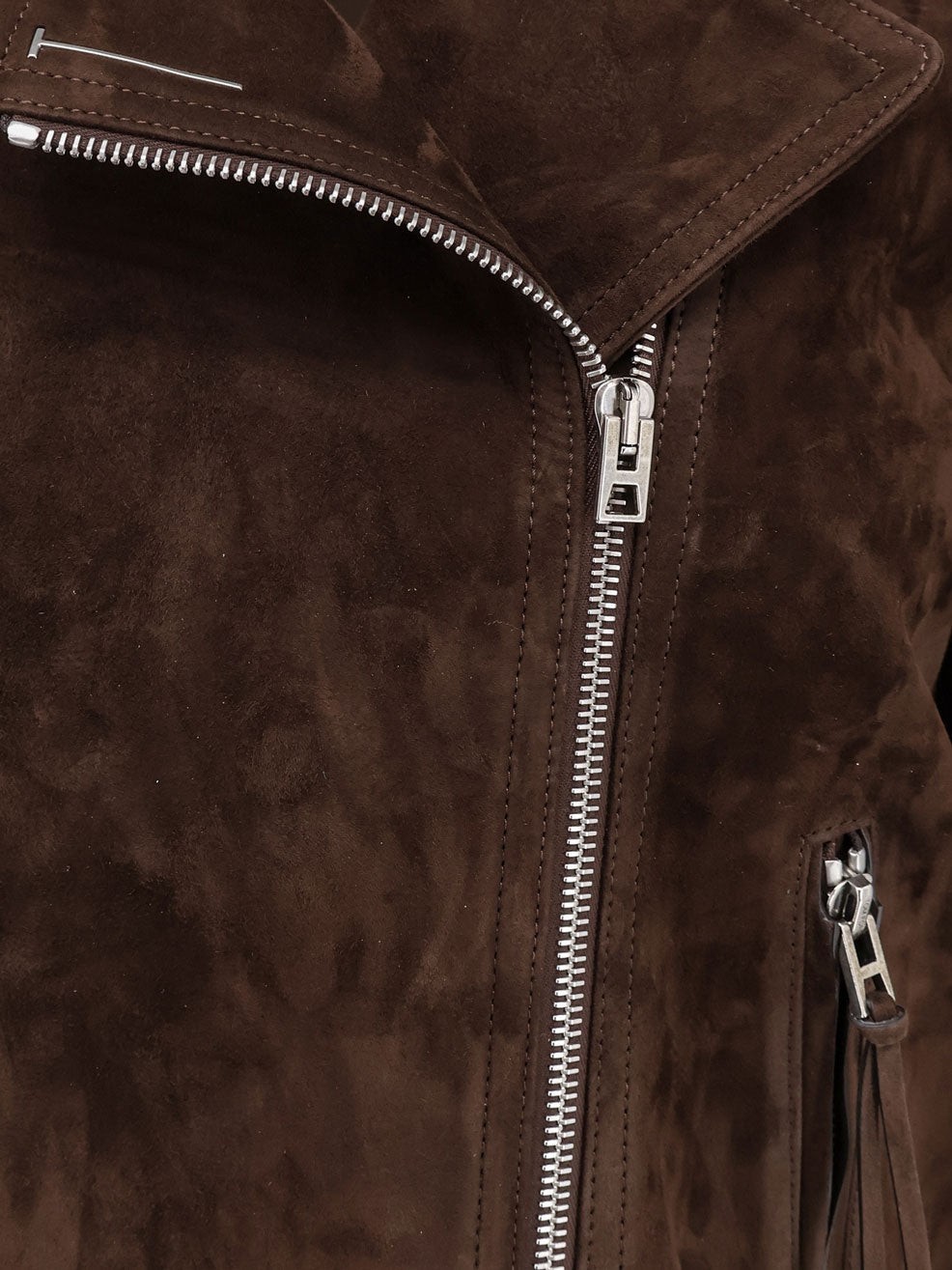 Suede Biker Jacket - Image 3
