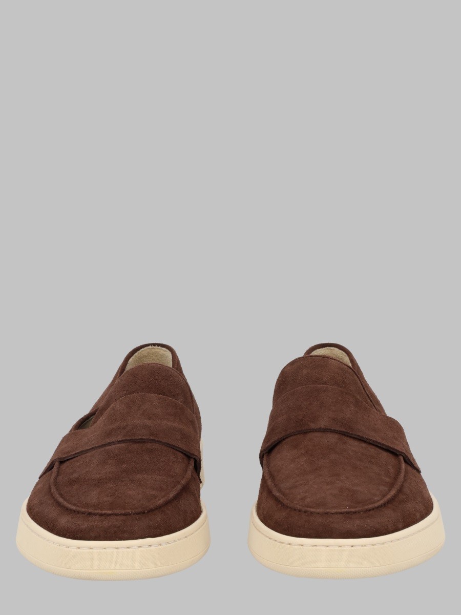 suede boat loafers