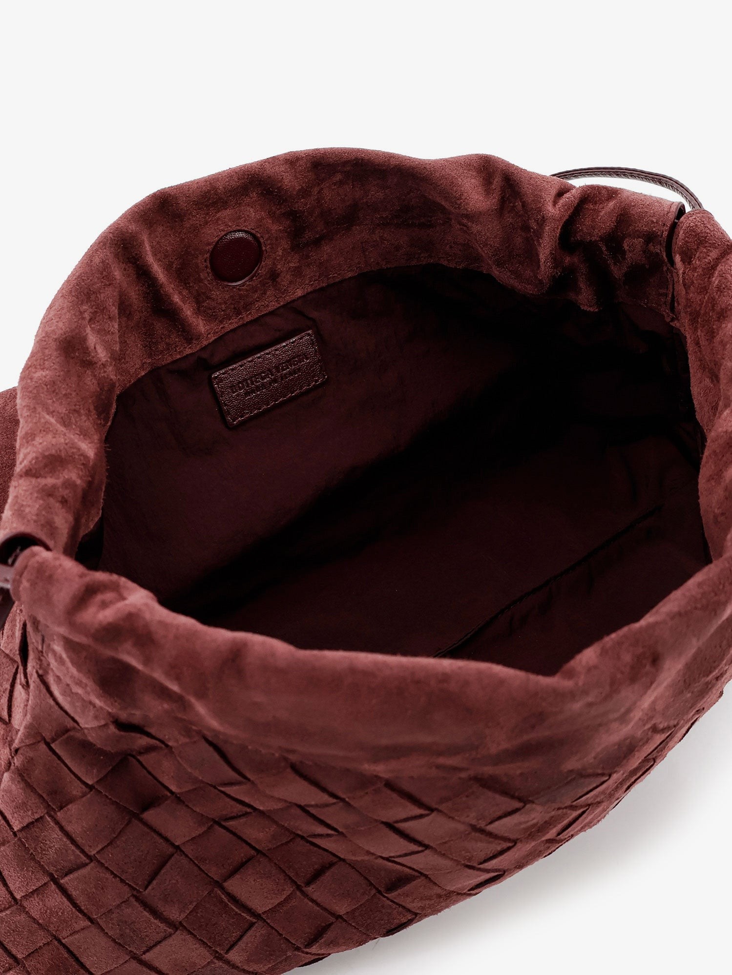 Suede Giorno crossbody bag with Intrecciato motif - Image 4
