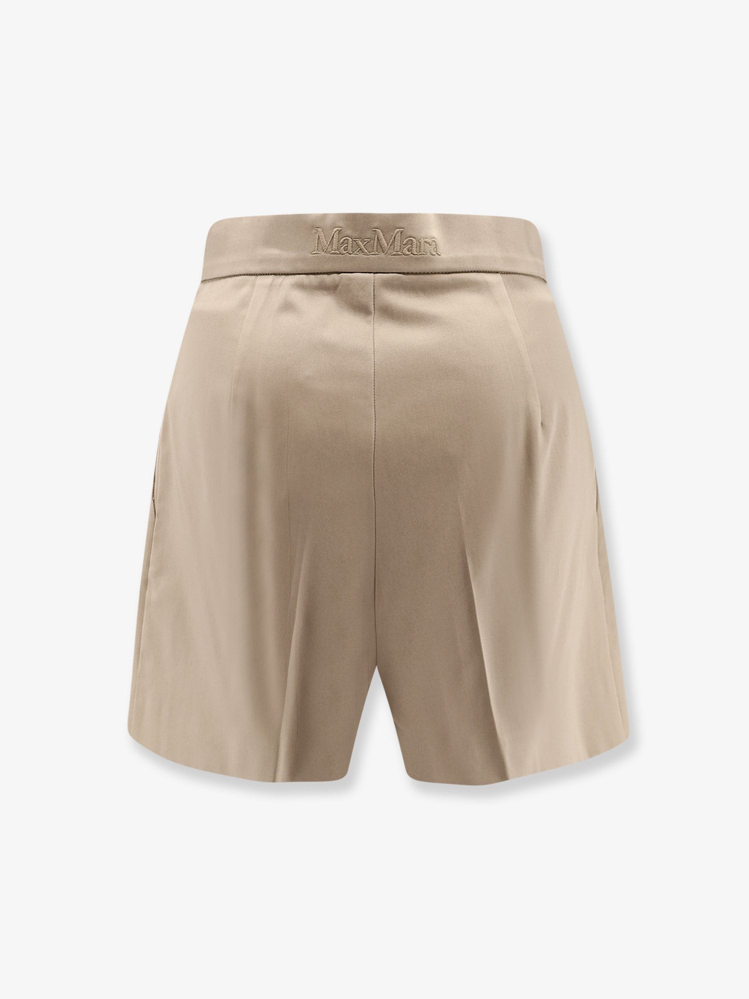 Tabacco stretch cotton shorts - Image 2