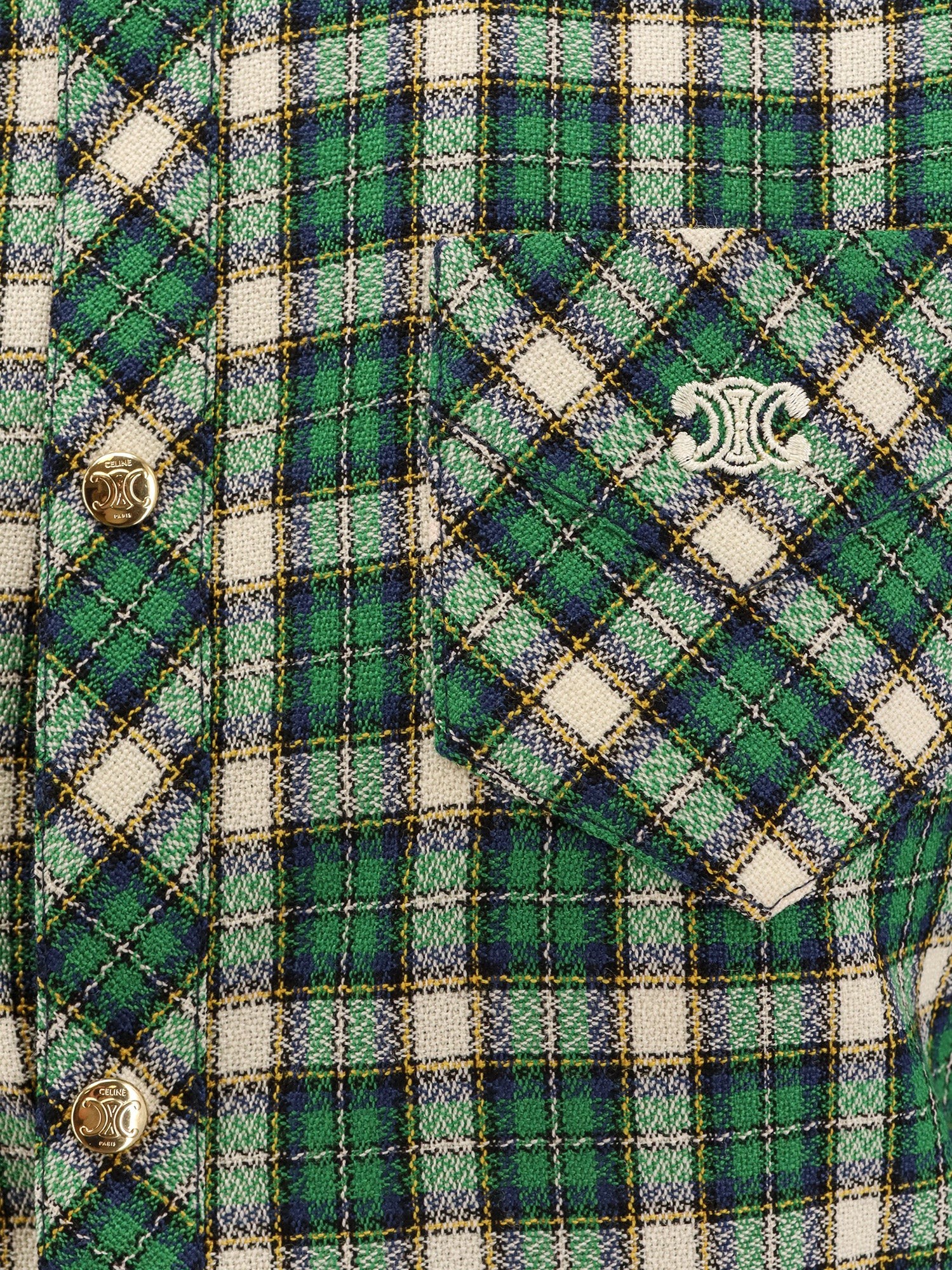 Tartan wool mini dress - Image 2