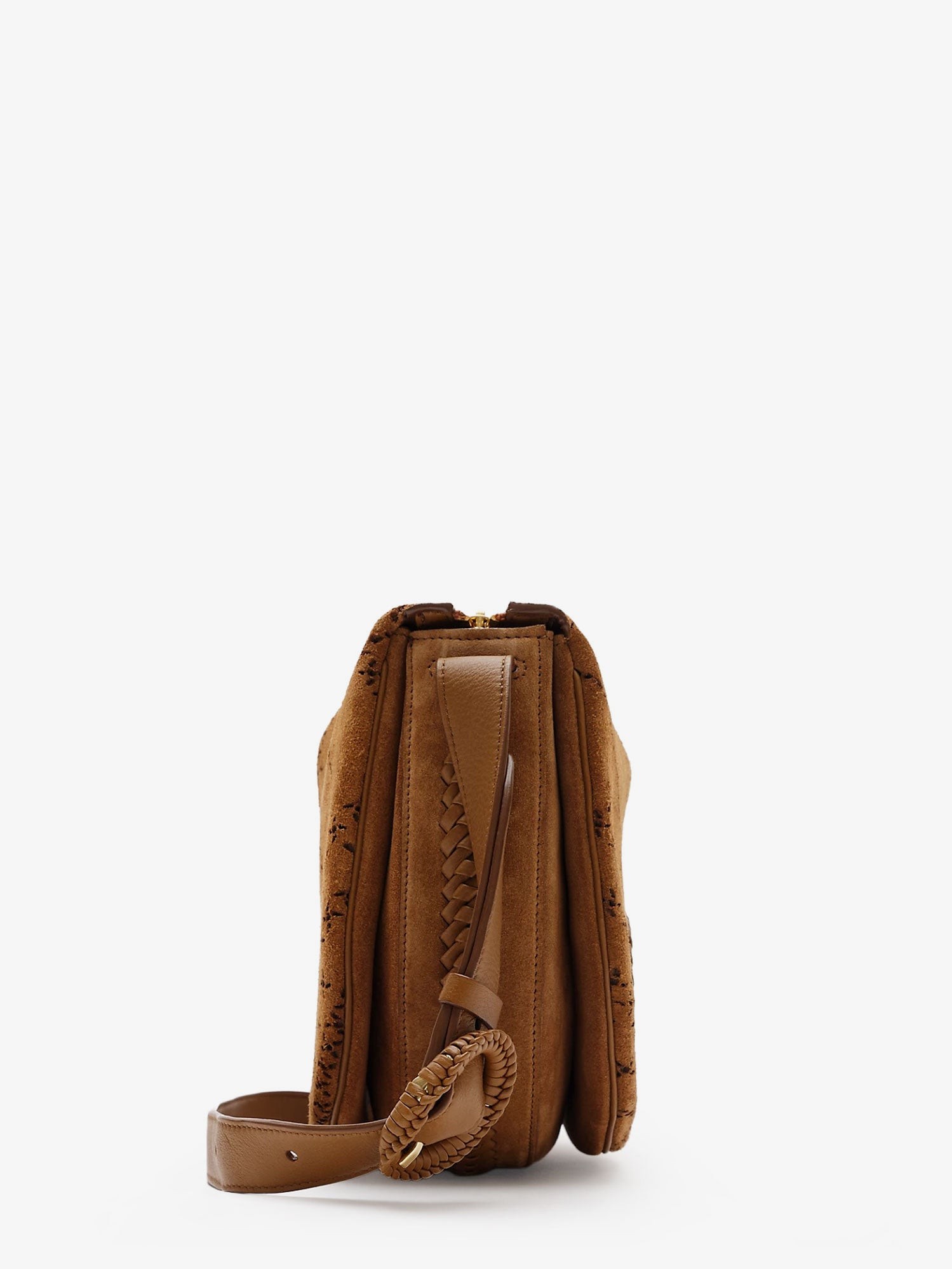 Tavistock suede crossbody bag with perforated pattern - Image 3