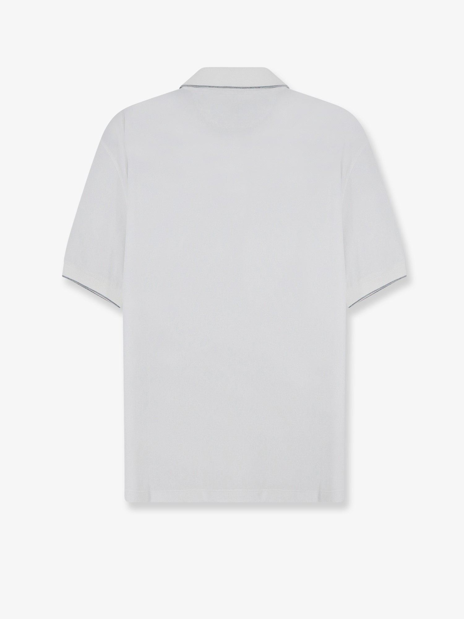 Technical fabric polo shirt with embroidered logo on the front - Image 2