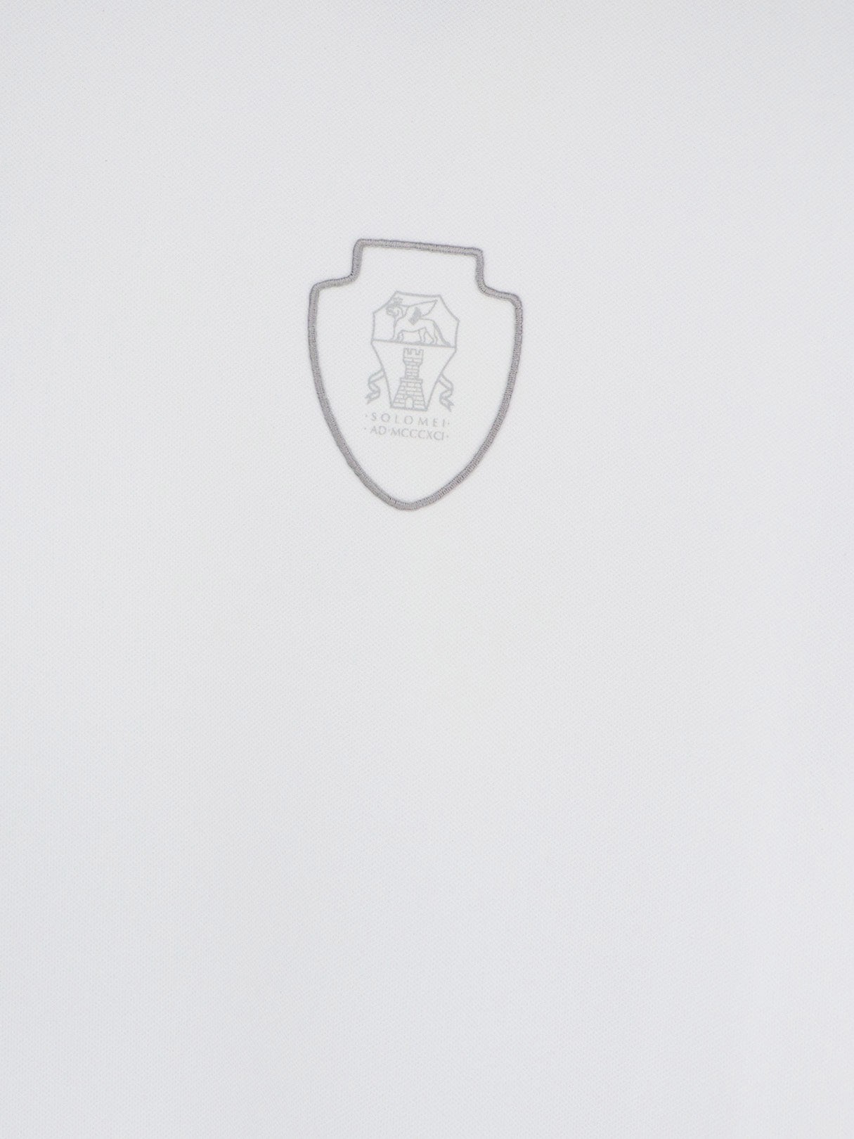 Technical fabric polo shirt with embroidered logo on the front - Image 3