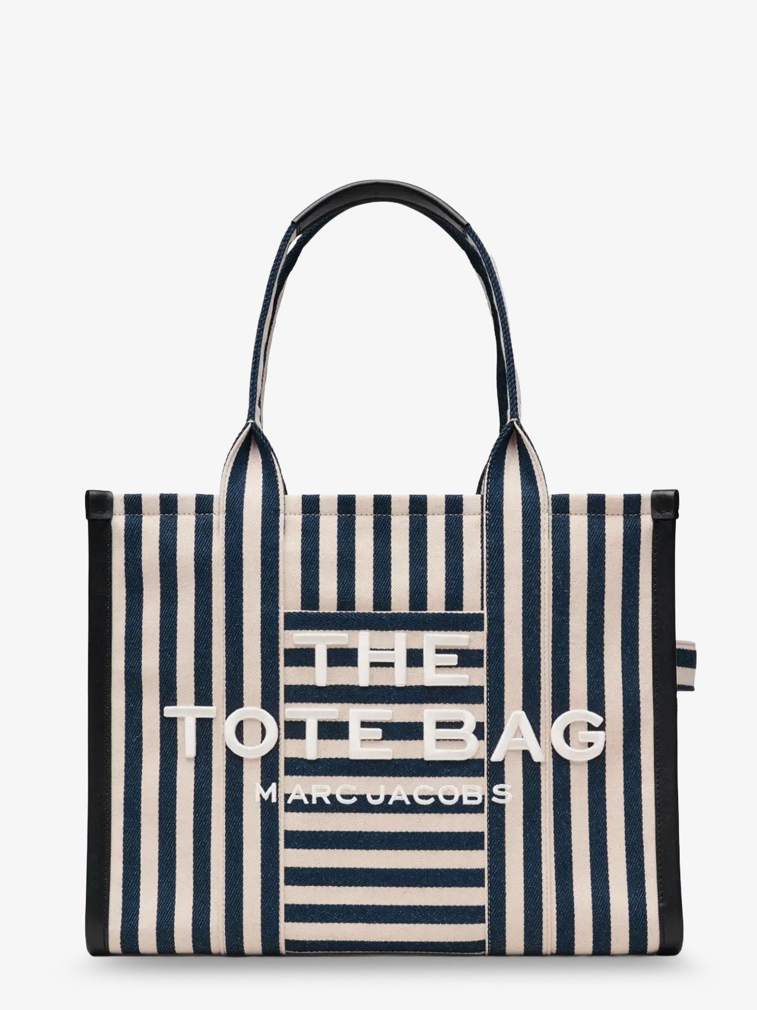 The Large Tote canvas handbag with front embroidered logo