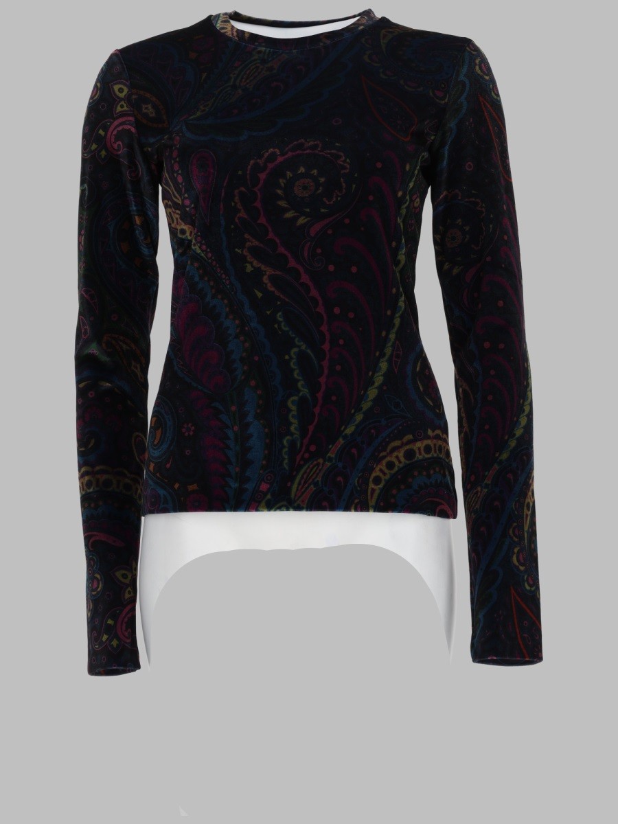 TOP CON STAMPA PAISLEY