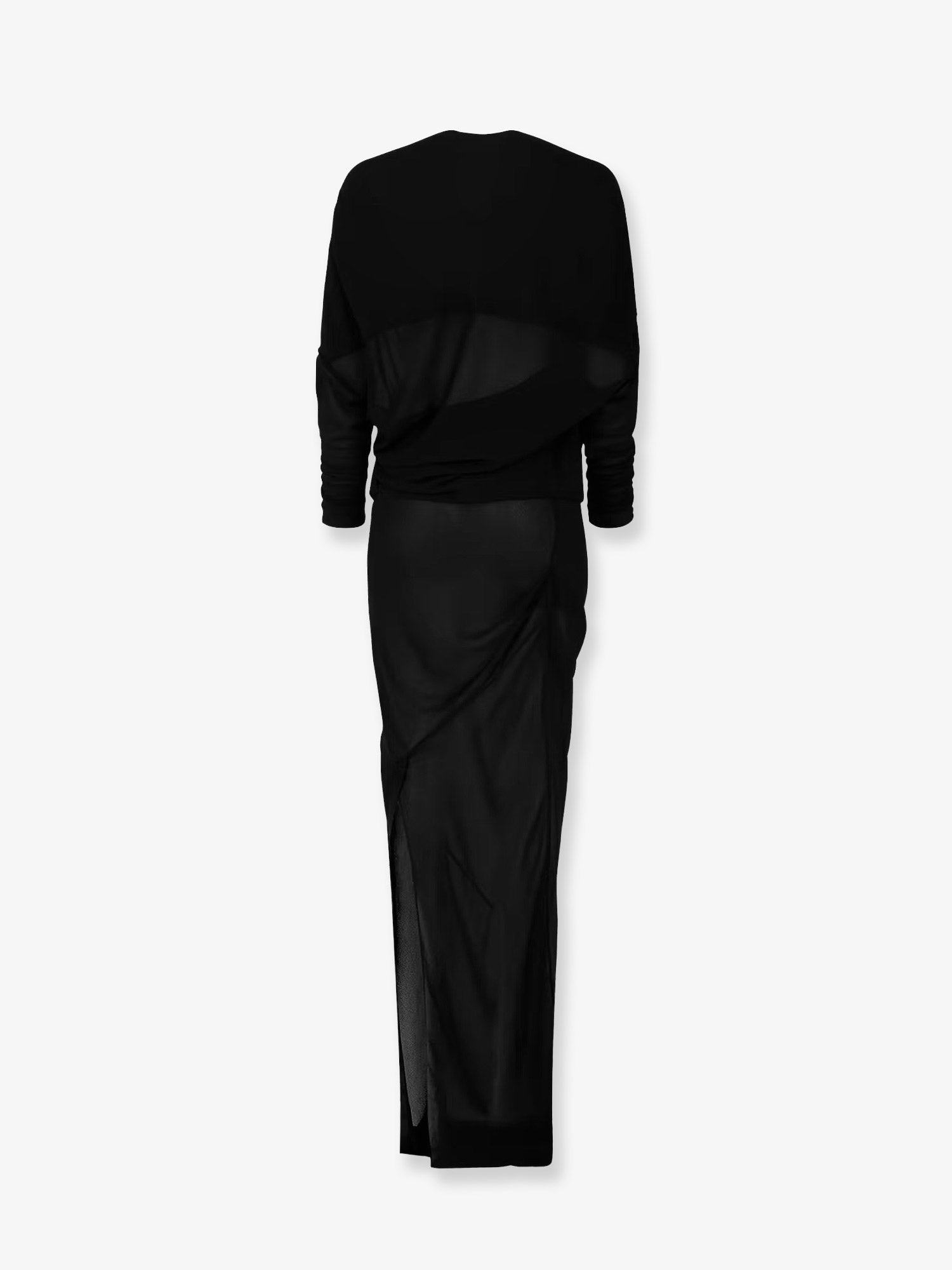 Transparent fabric Robe dress - Image 2