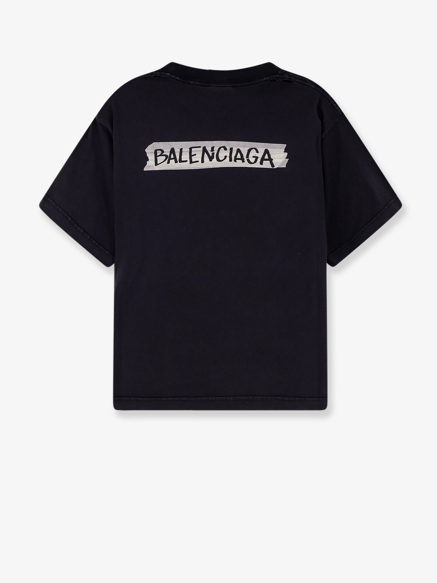 Used effect cotton t-shirt - Image 2