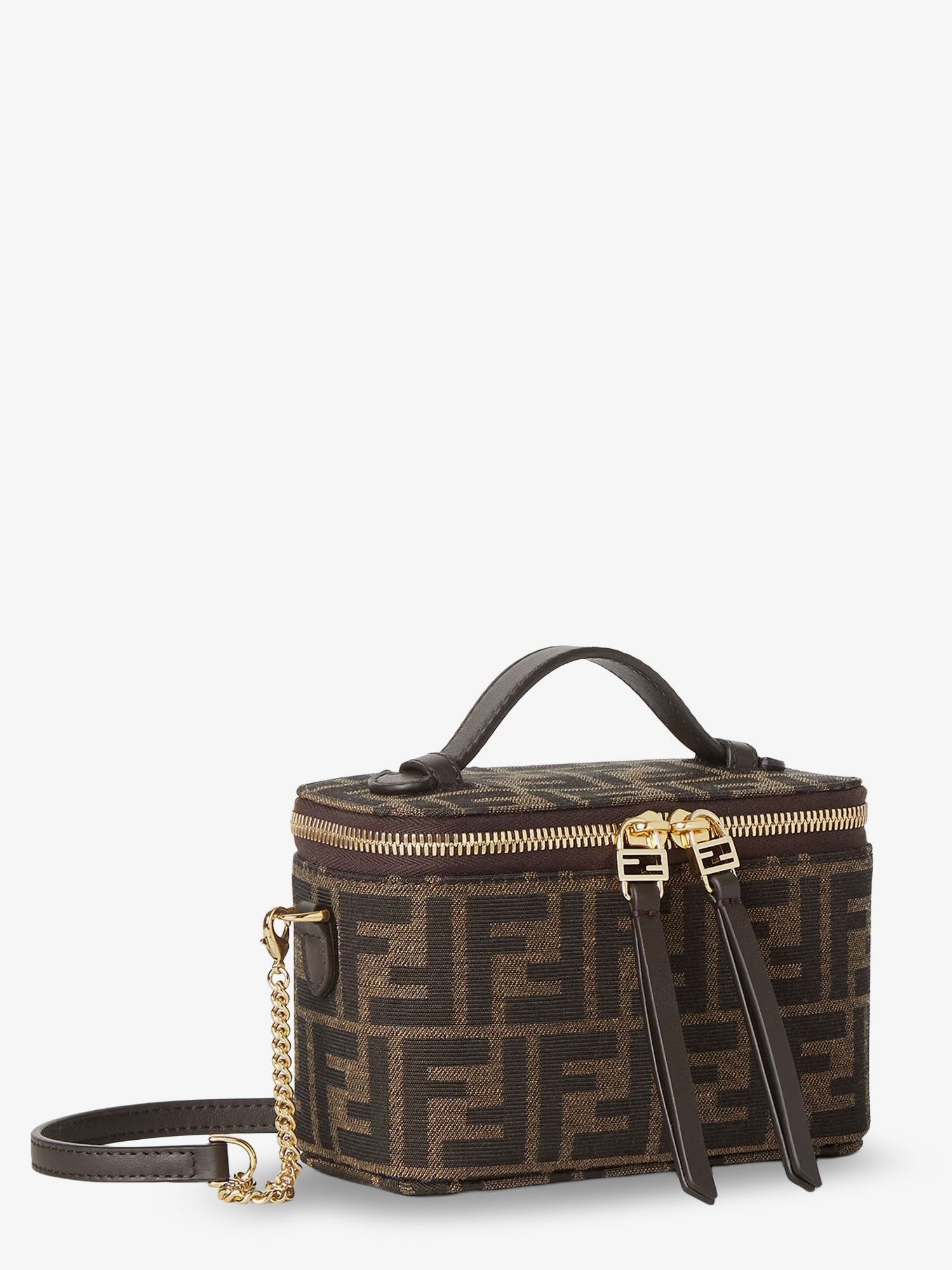 Vanity crossbody bag in FF jacquard fabric - Image 4