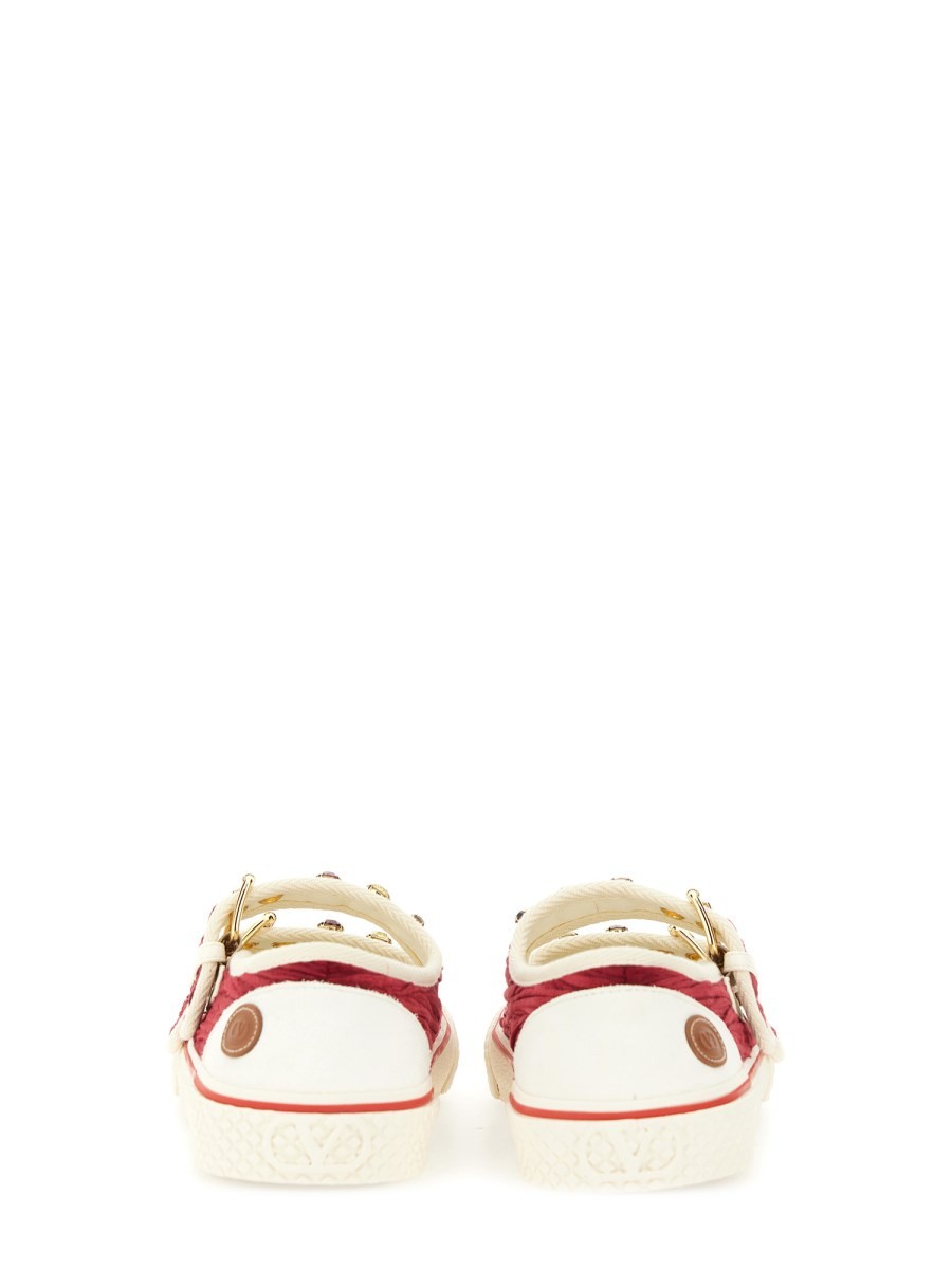 VELVET "DOLLYBOARD" BALLERINA SNEAKER - Image 3