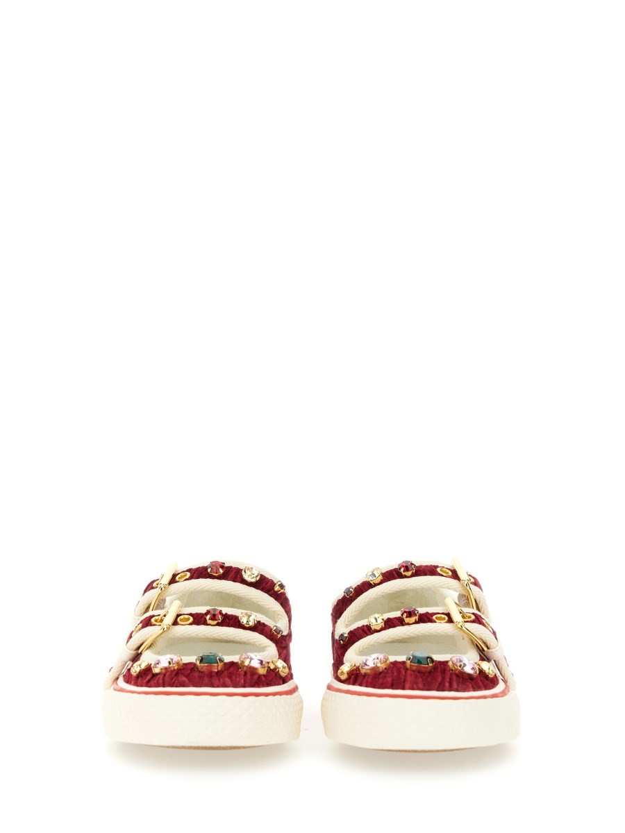VELVET "DOLLYBOARD" BALLERINA SNEAKER - Image 4