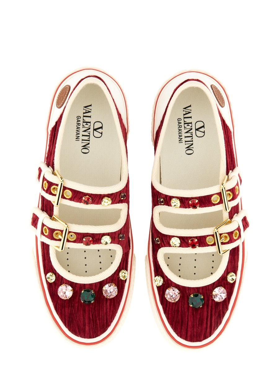VELVET "DOLLYBOARD" BALLERINA SNEAKER - Image 6