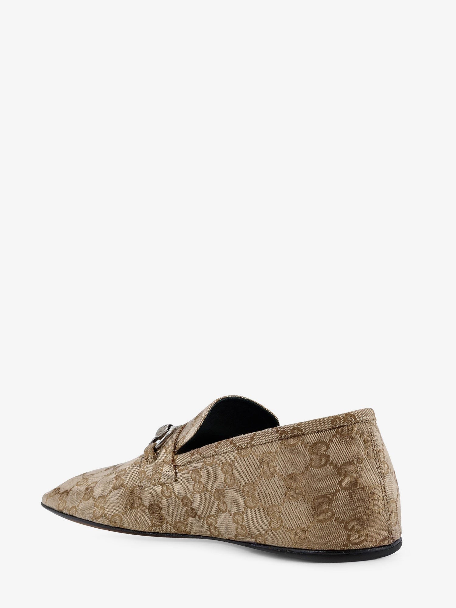 Vintage-effect GG fabric loafers - Image 4