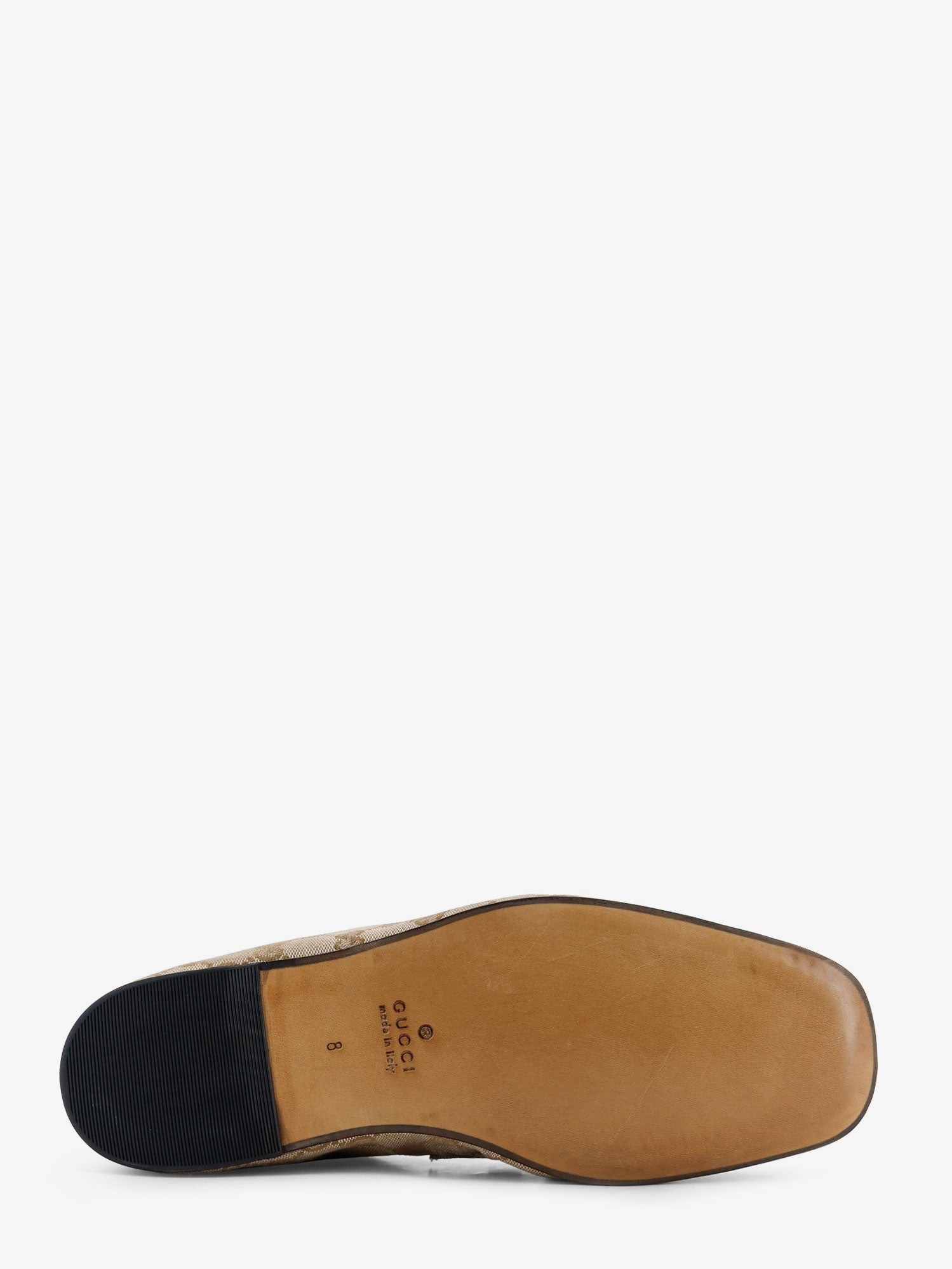 Vintage-effect GG fabric loafers - Image 5