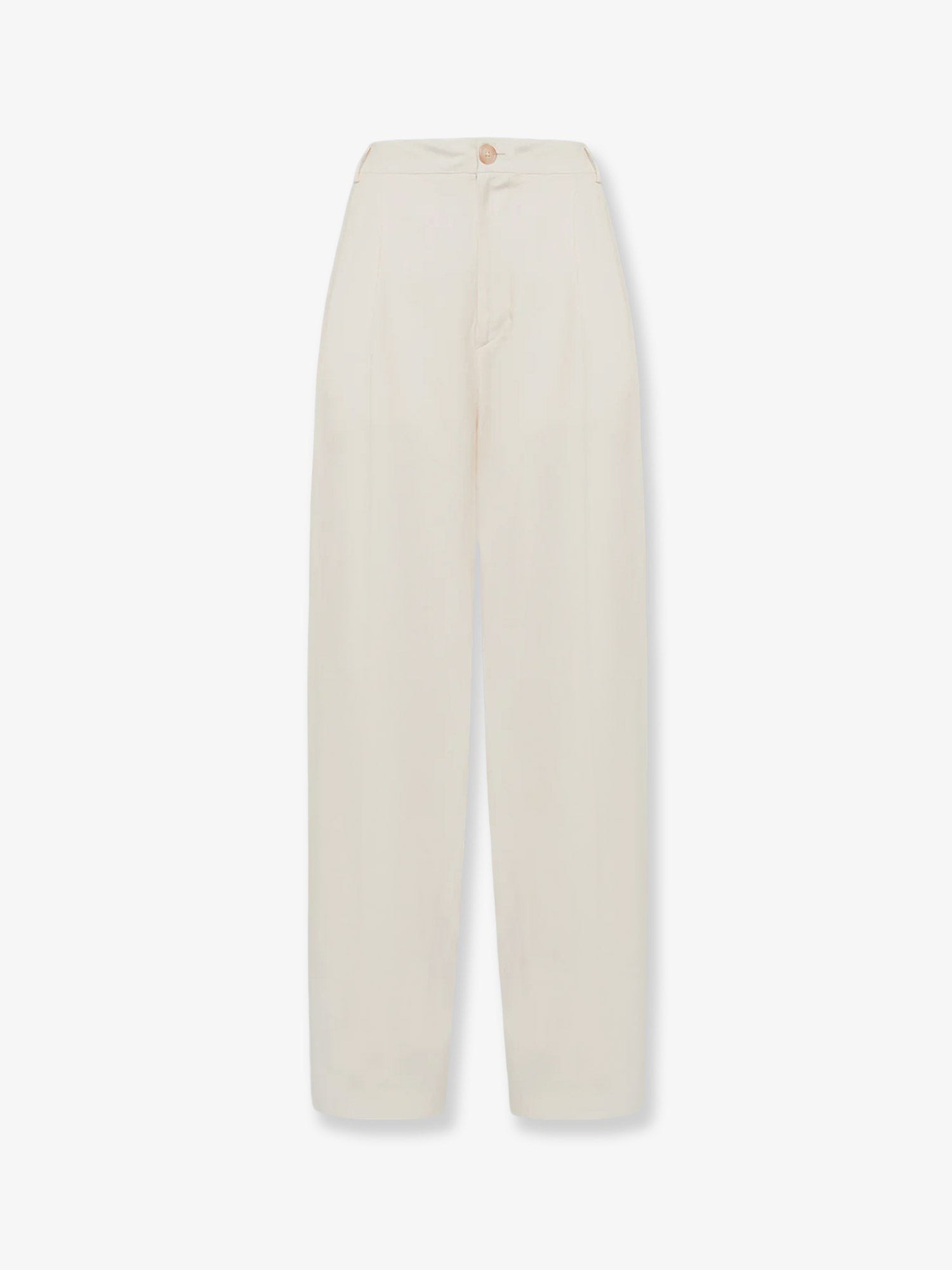 Viscose and linen trousers