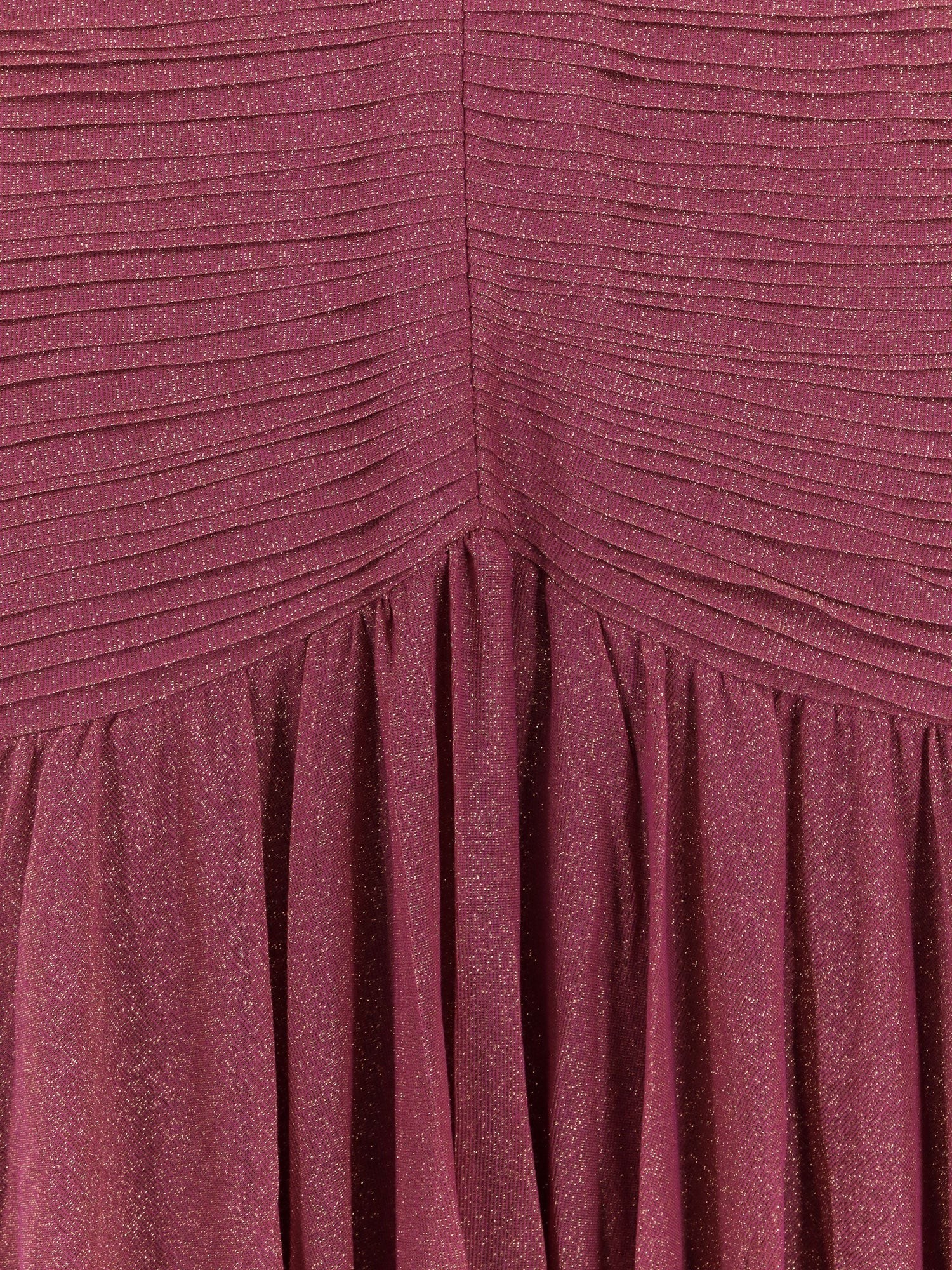 Viscose blend long dress with metallic effect - Image 4