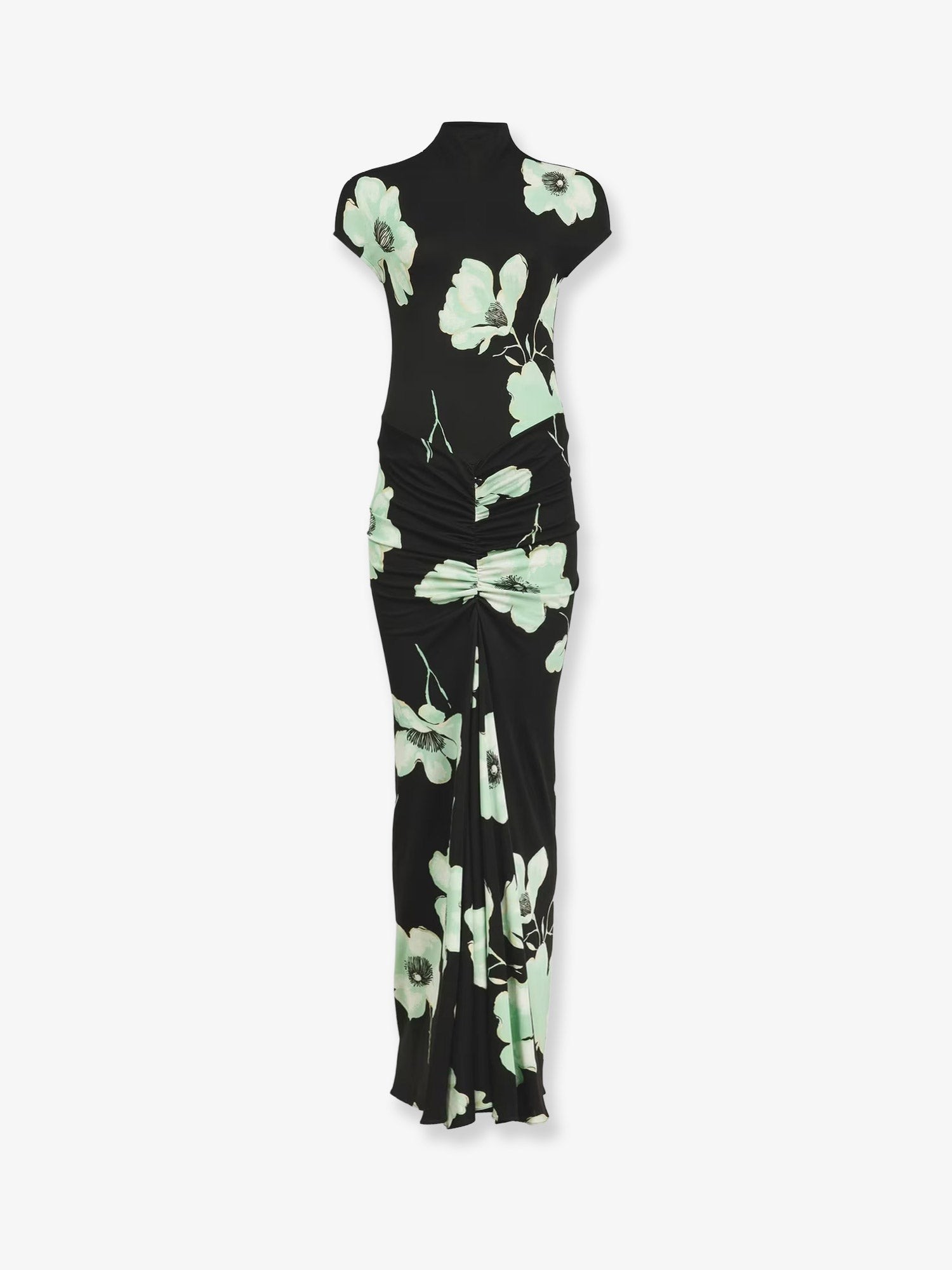 Viscose dress with Sakura print