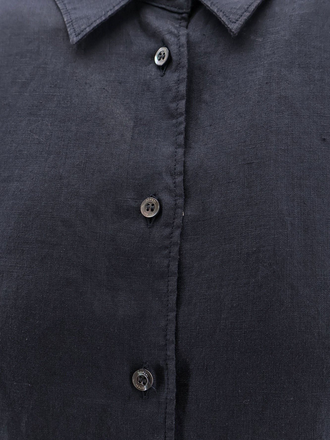 "Vissuto" linen shirt - Image 3