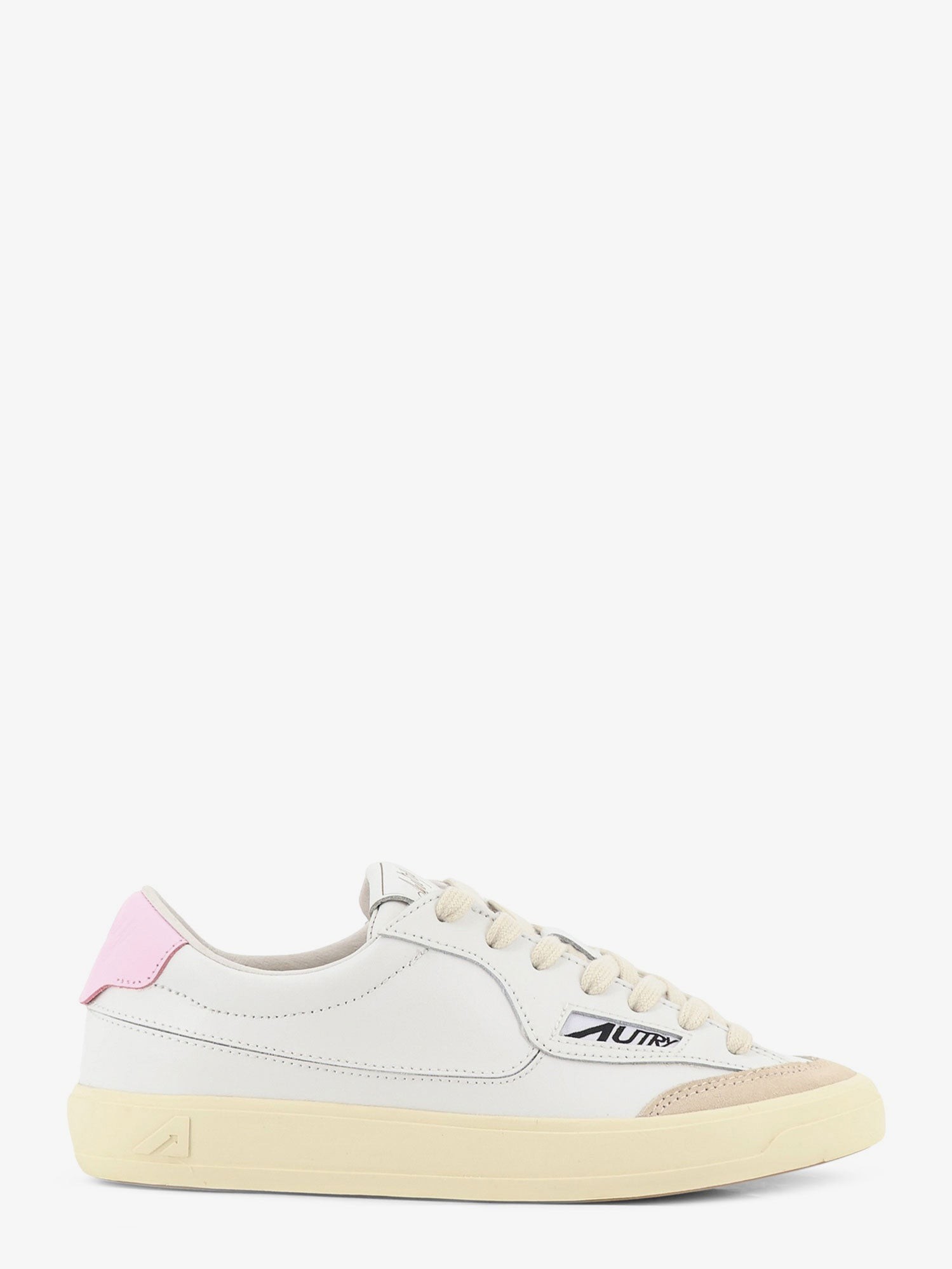 Windscape leather sneakers with suede insert