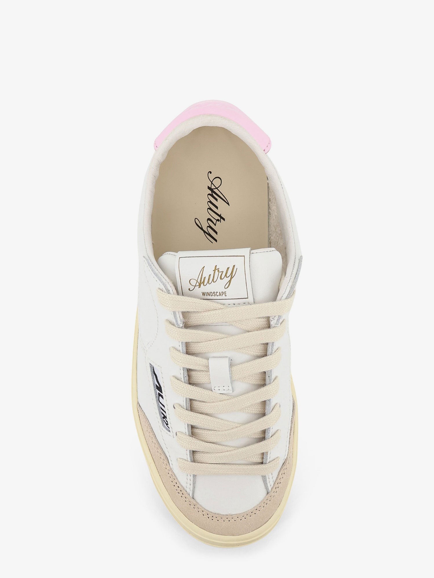 Windscape leather sneakers with suede insert - Image 5