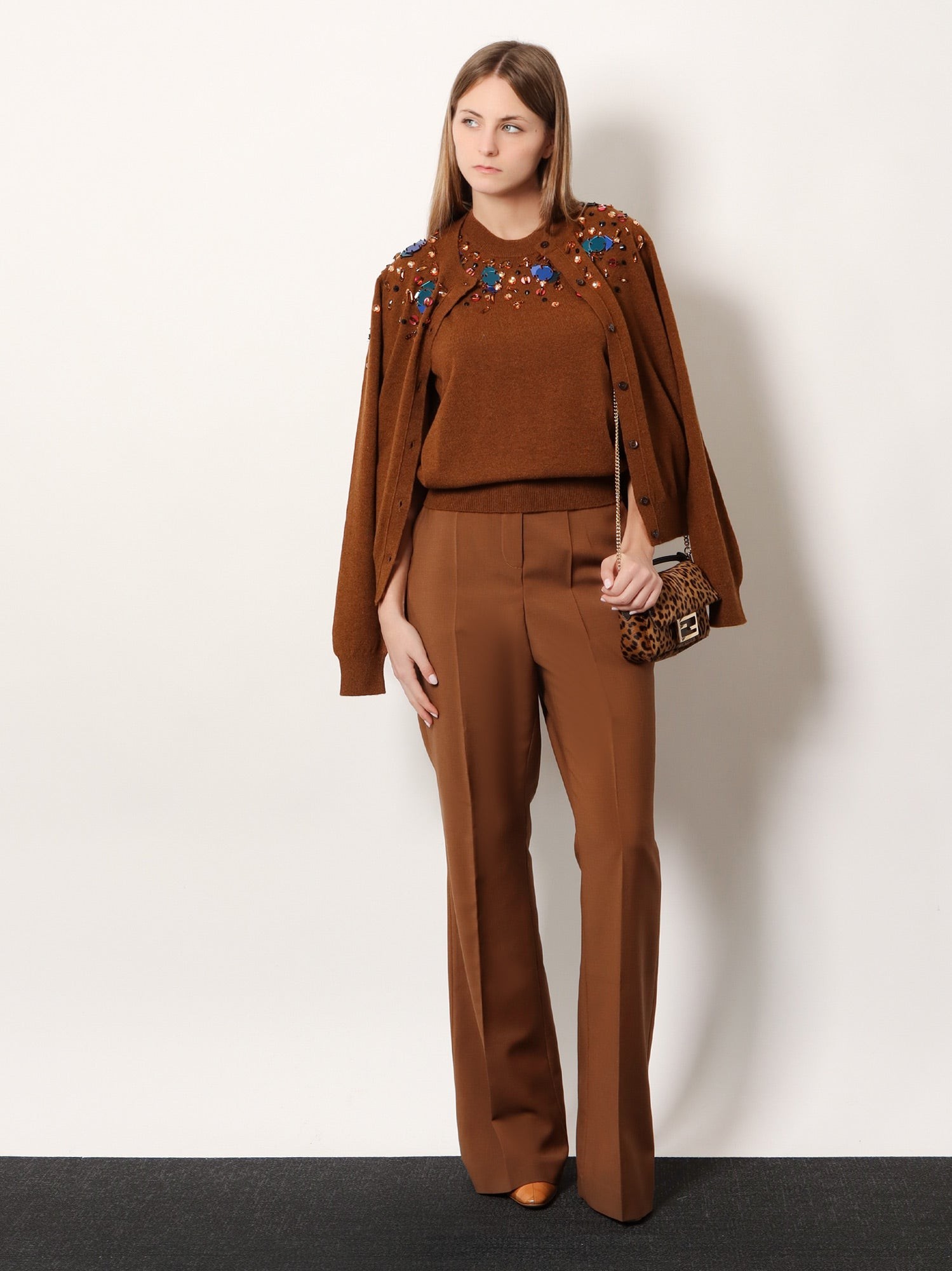 Wool and cashmere cardigan - Image 2