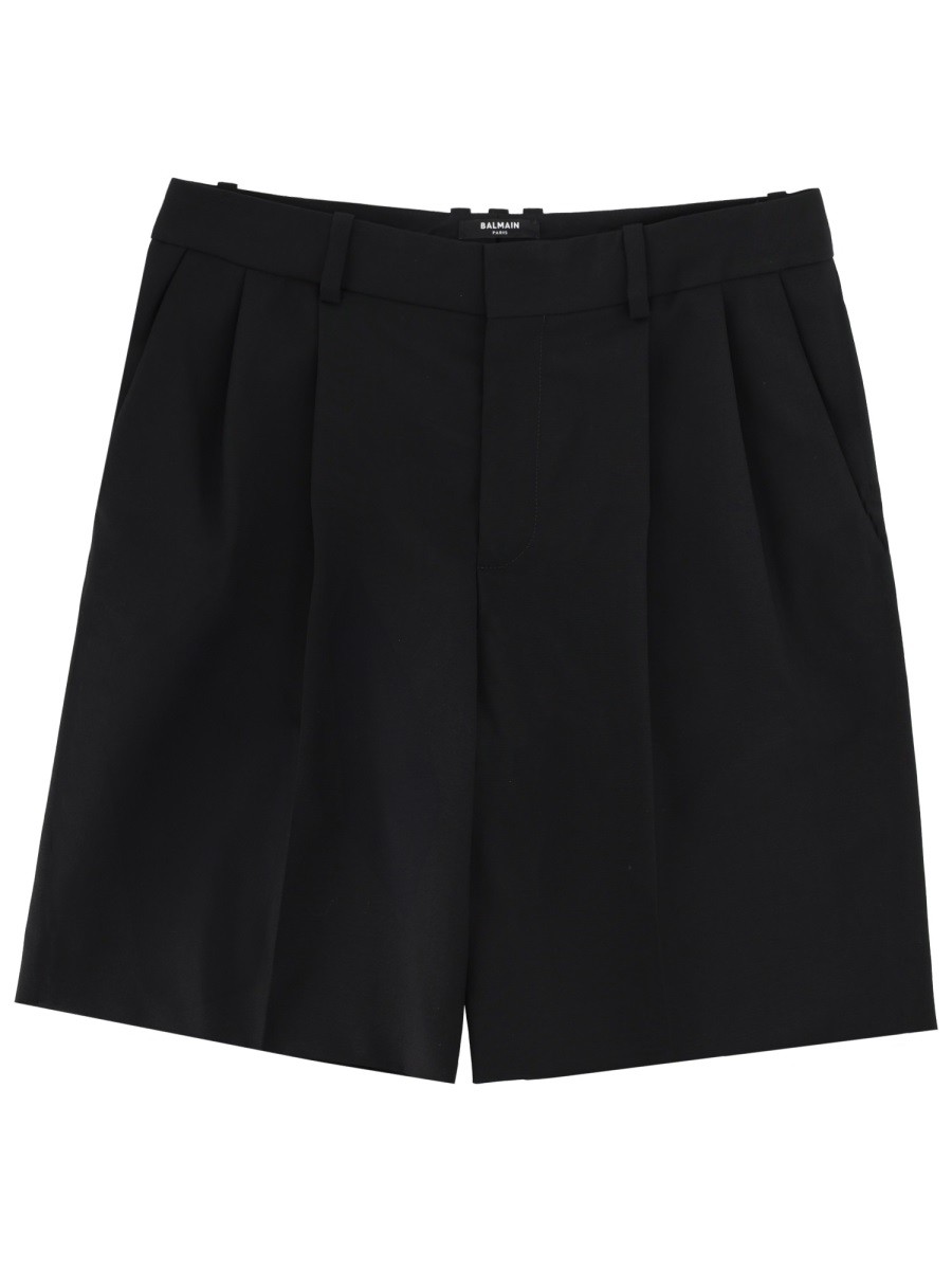 WOOL TAILORED SHORTS