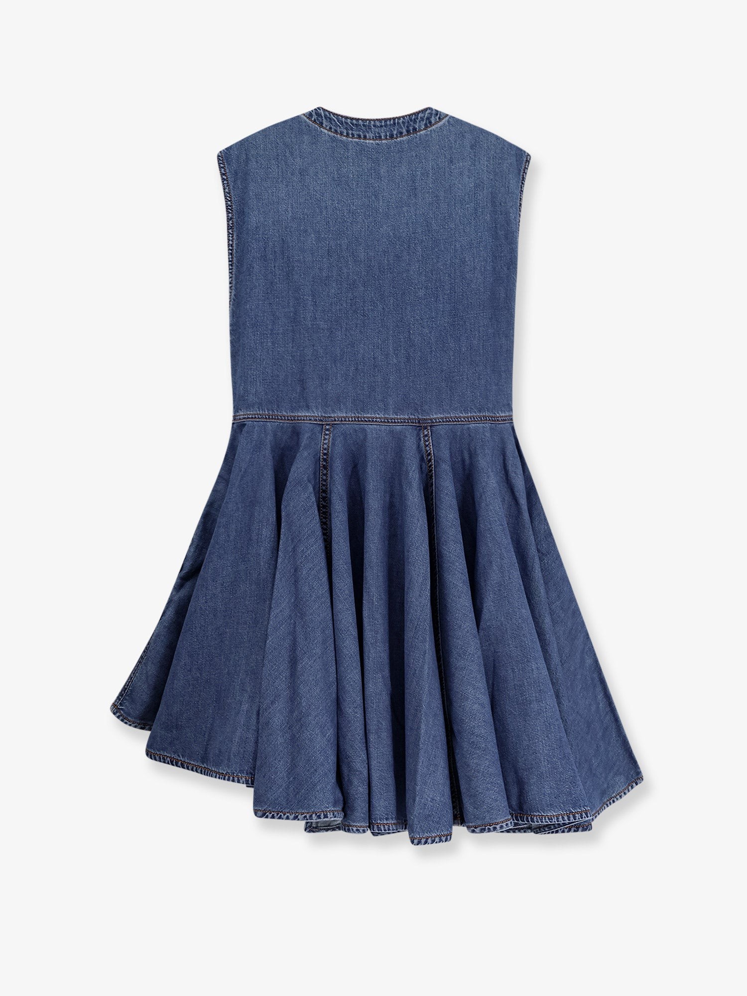 Wrap denim dress - Image 4