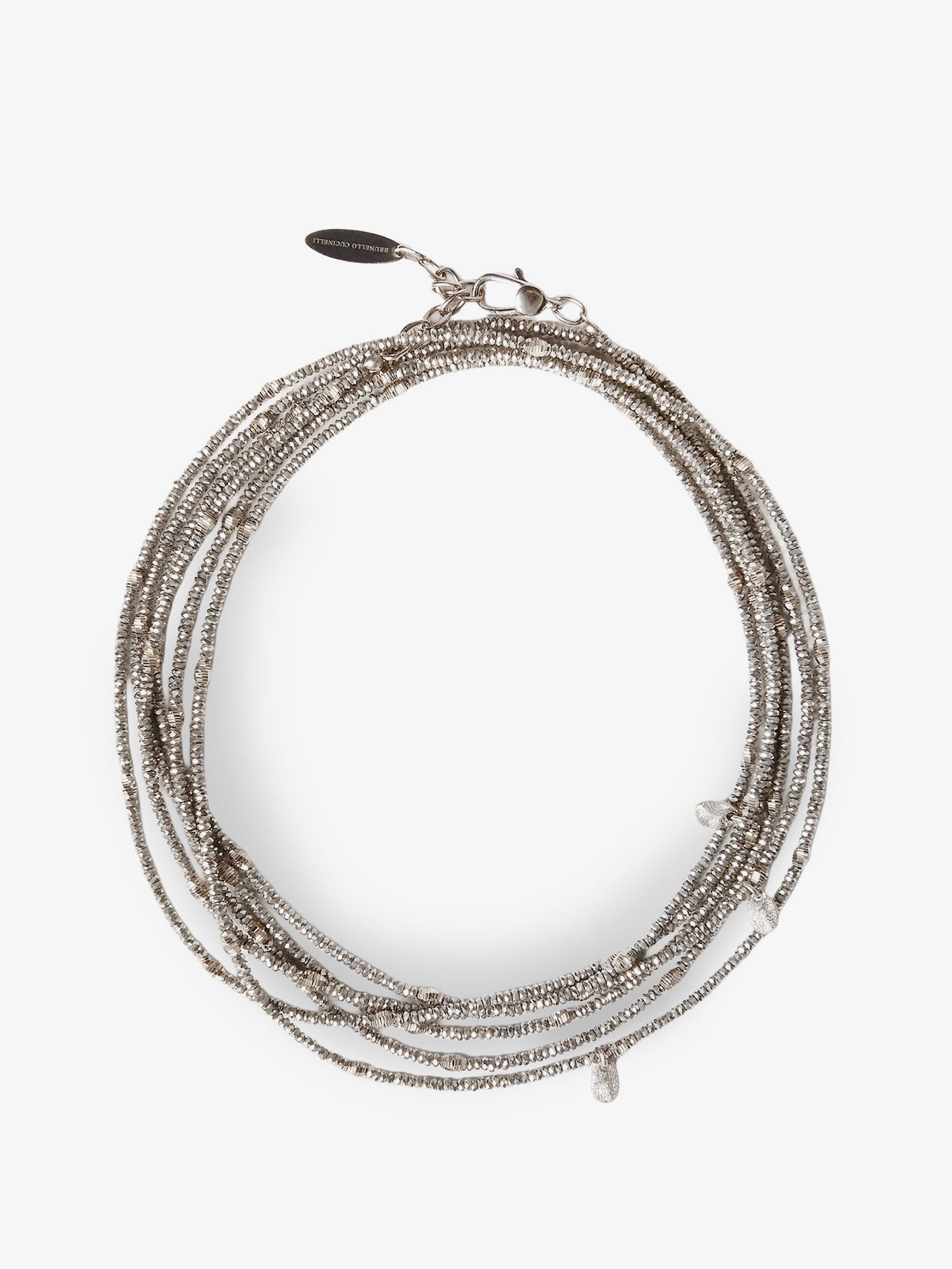 Wrap hematite and 925 Sterling silver bracelet