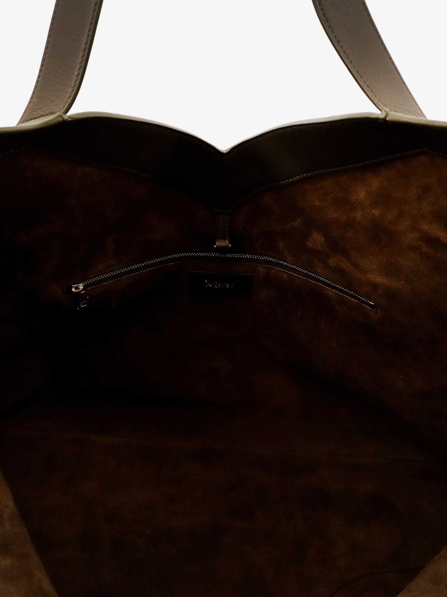 Y Oversize leather tote bag - Image 4